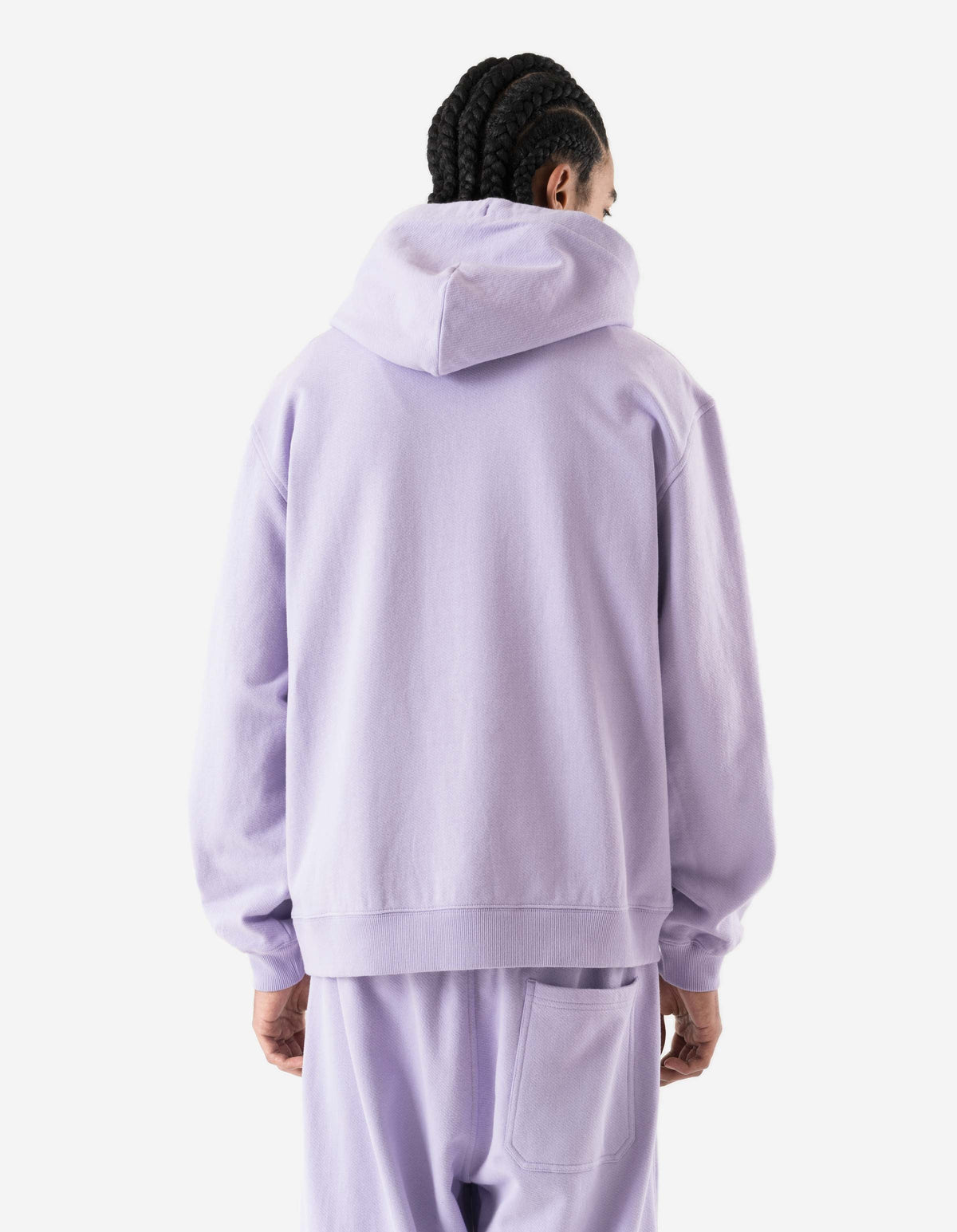 7552 Maha Script Hooded Sweat Lavender