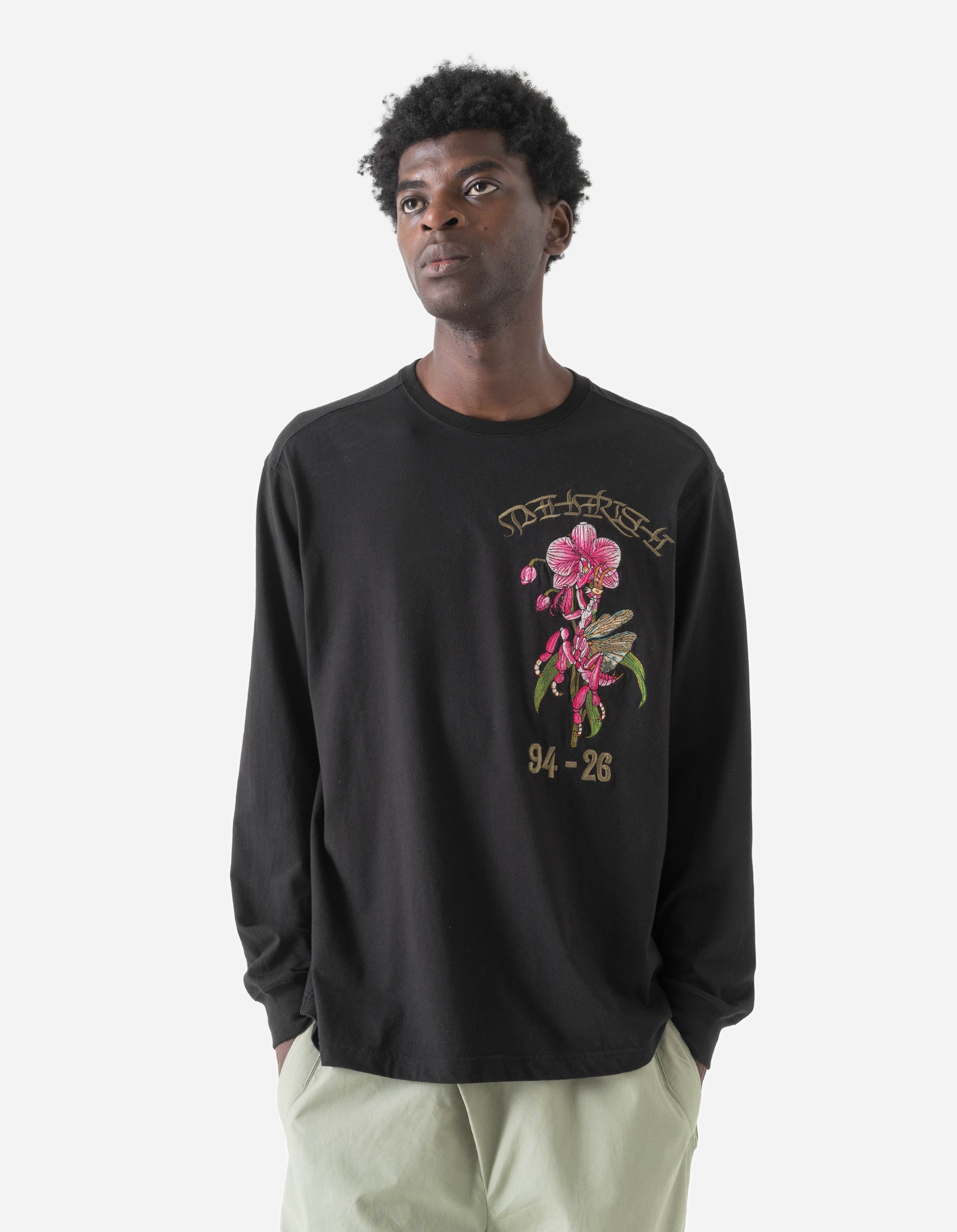 5245 Hemp Cross Oversized L/S T-Shirt White – Maharishi
