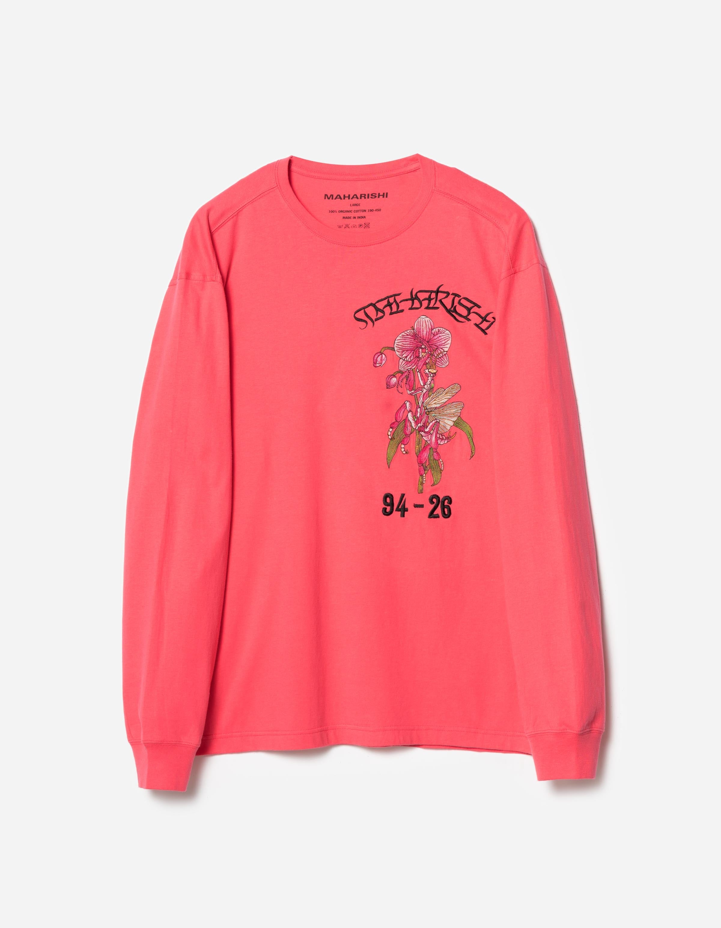 7560 Orchid Mantis L/S T-Shirt Cerise – Maharishi