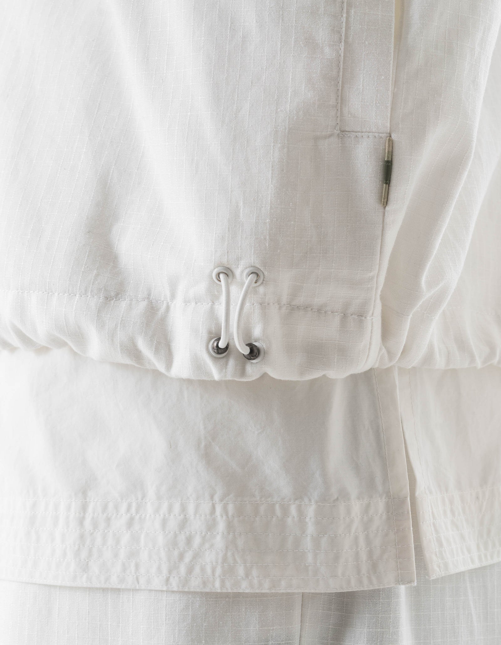 7566 Hemp Ripstop Track Jacket White