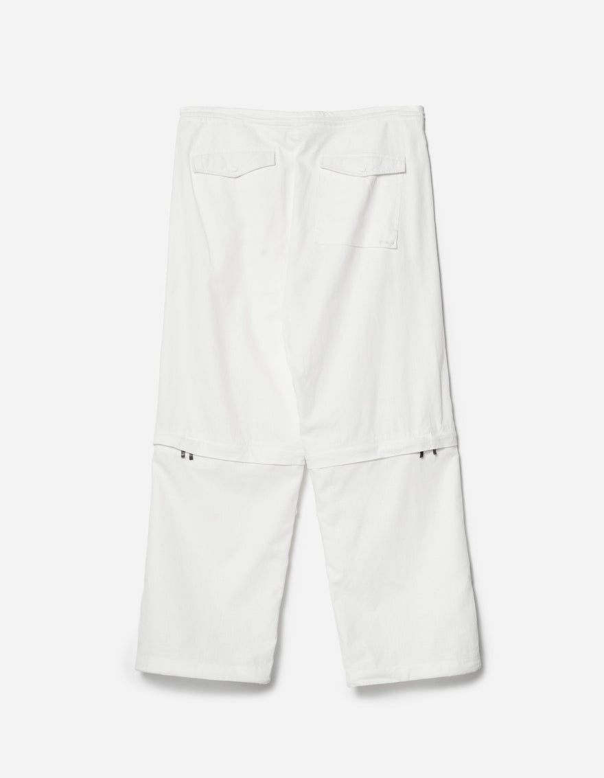 7570 Zip-Off Hemp Ripstop Snopants White