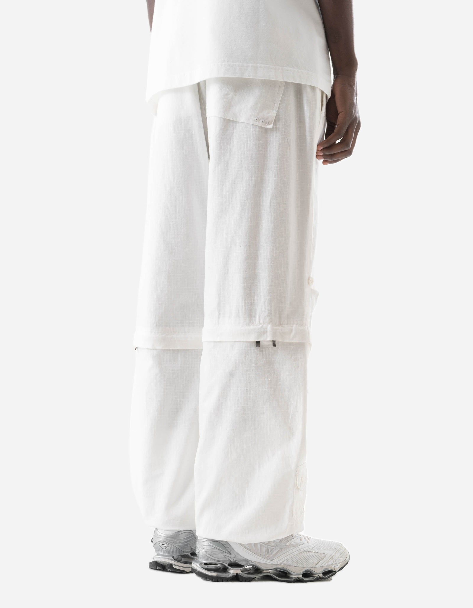 7570 Zip-Off Hemp Ripstop Snopants White