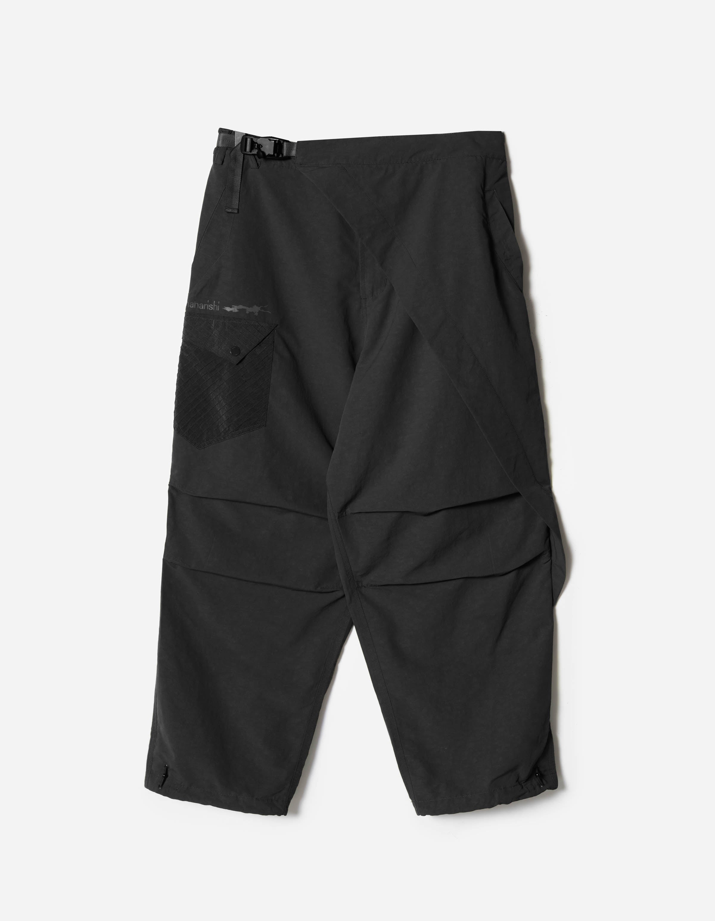 7579 DWR Hemp Asym Hakama Pants Black – Maharishi