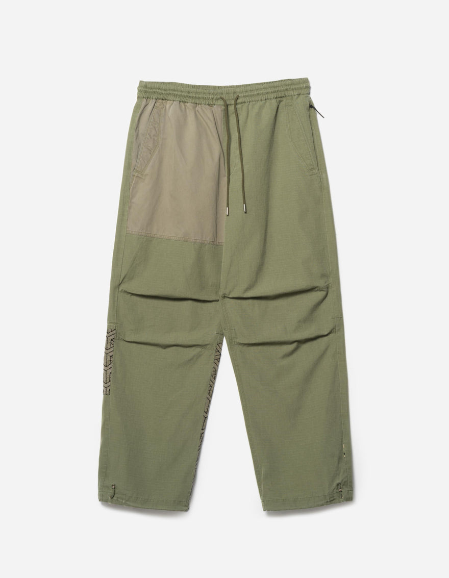 7587 Sashiko Track Pant Olive
