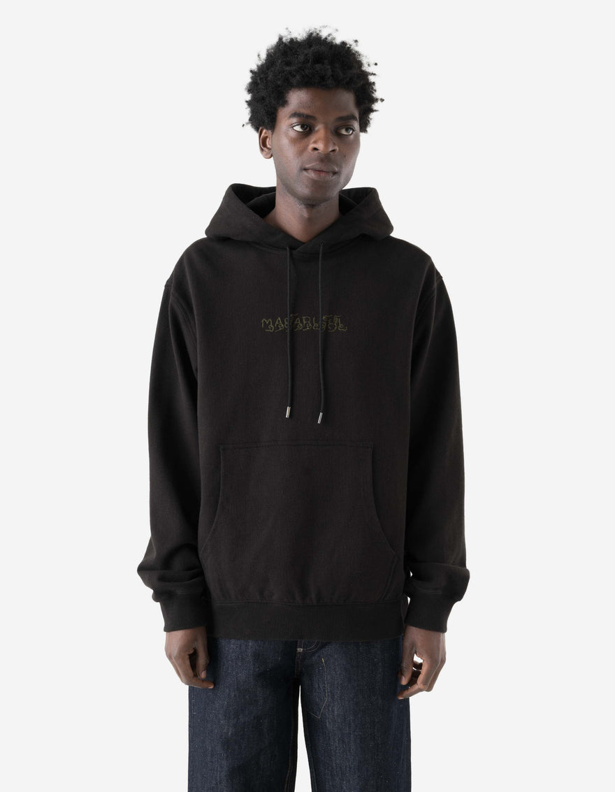 7681 Naga Hooded Sweat Black