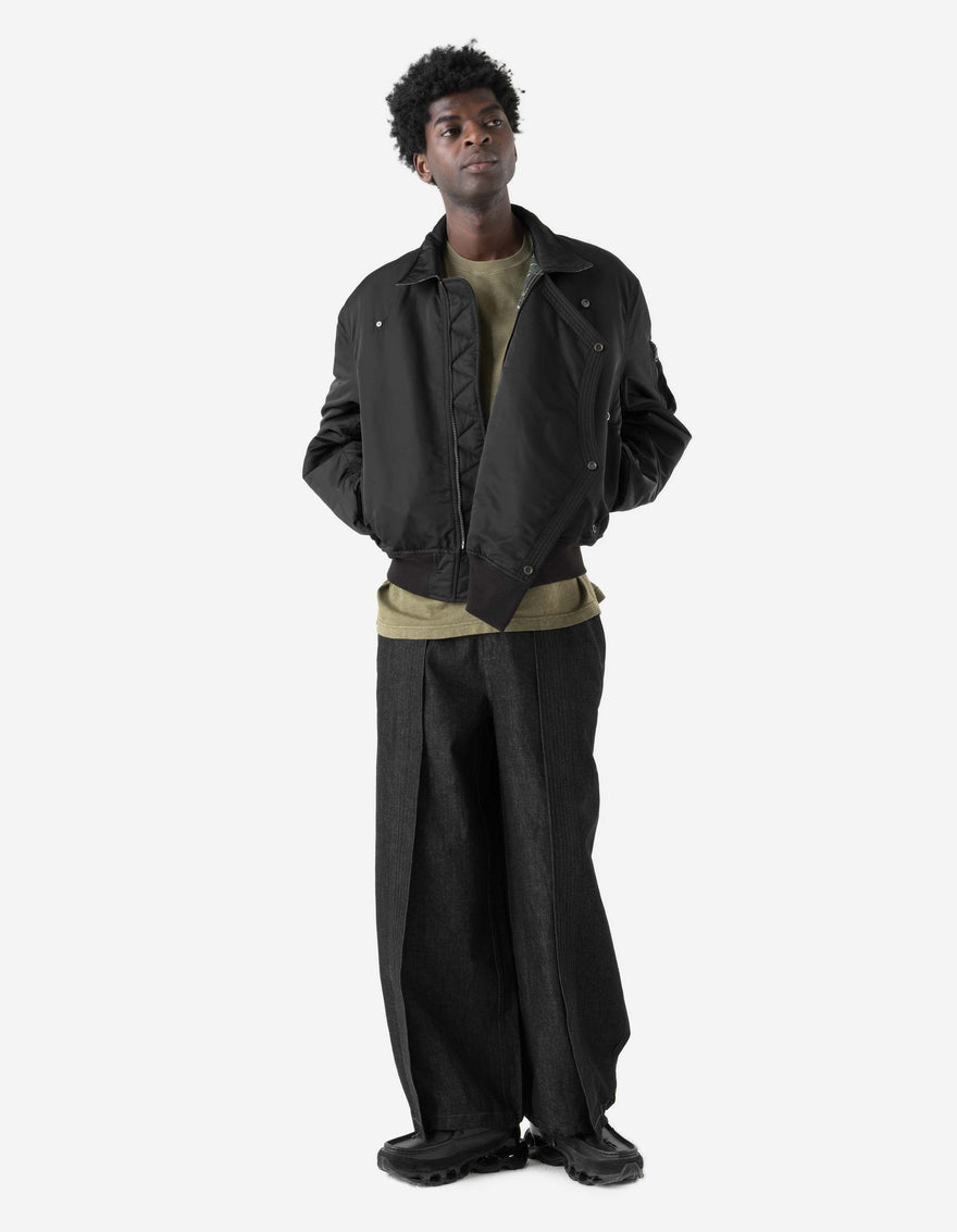 7691 A2 Monk Flight Jacket Black/Olive