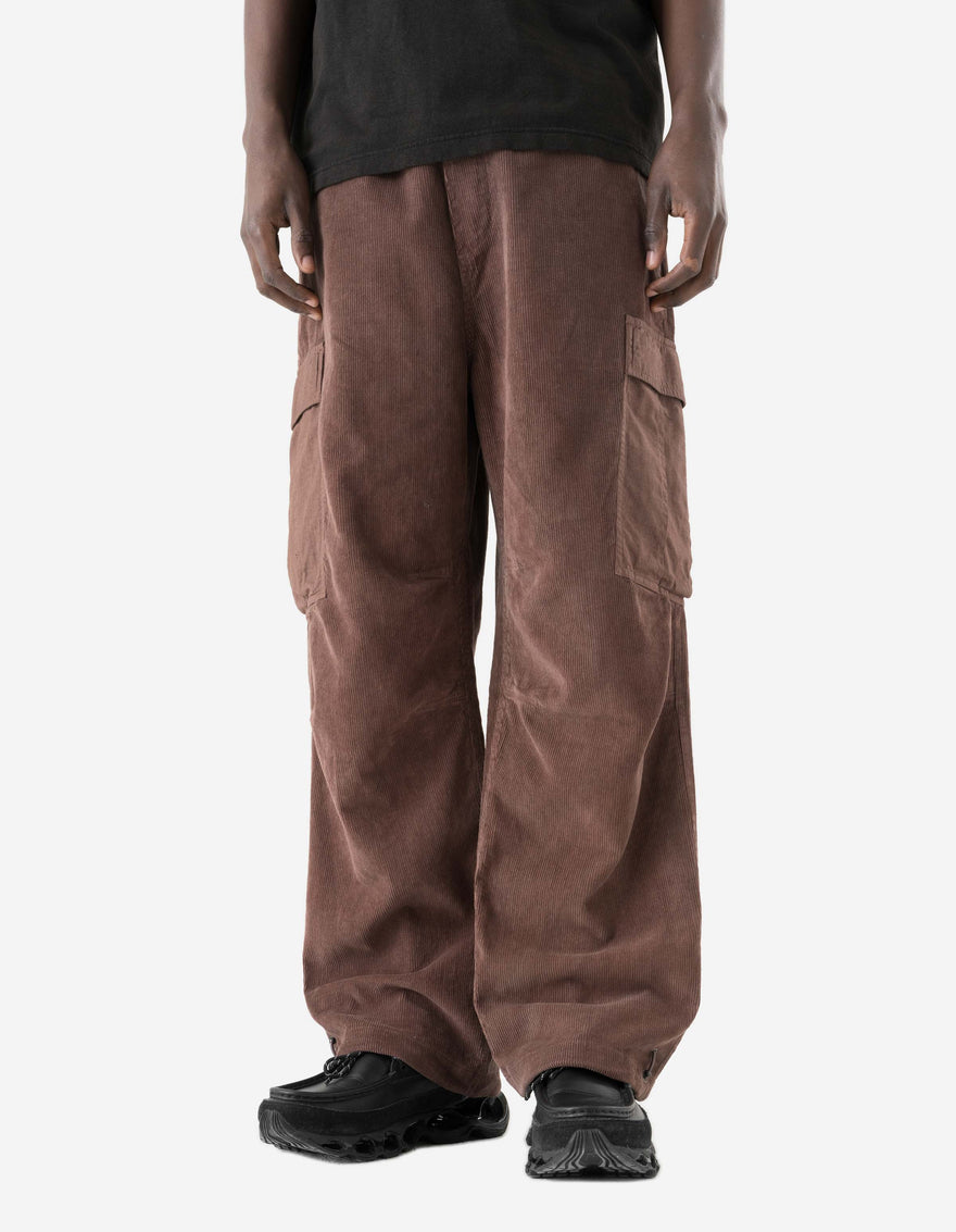 7695 Hemp Cord Utility Cargo Pants Earth Brown