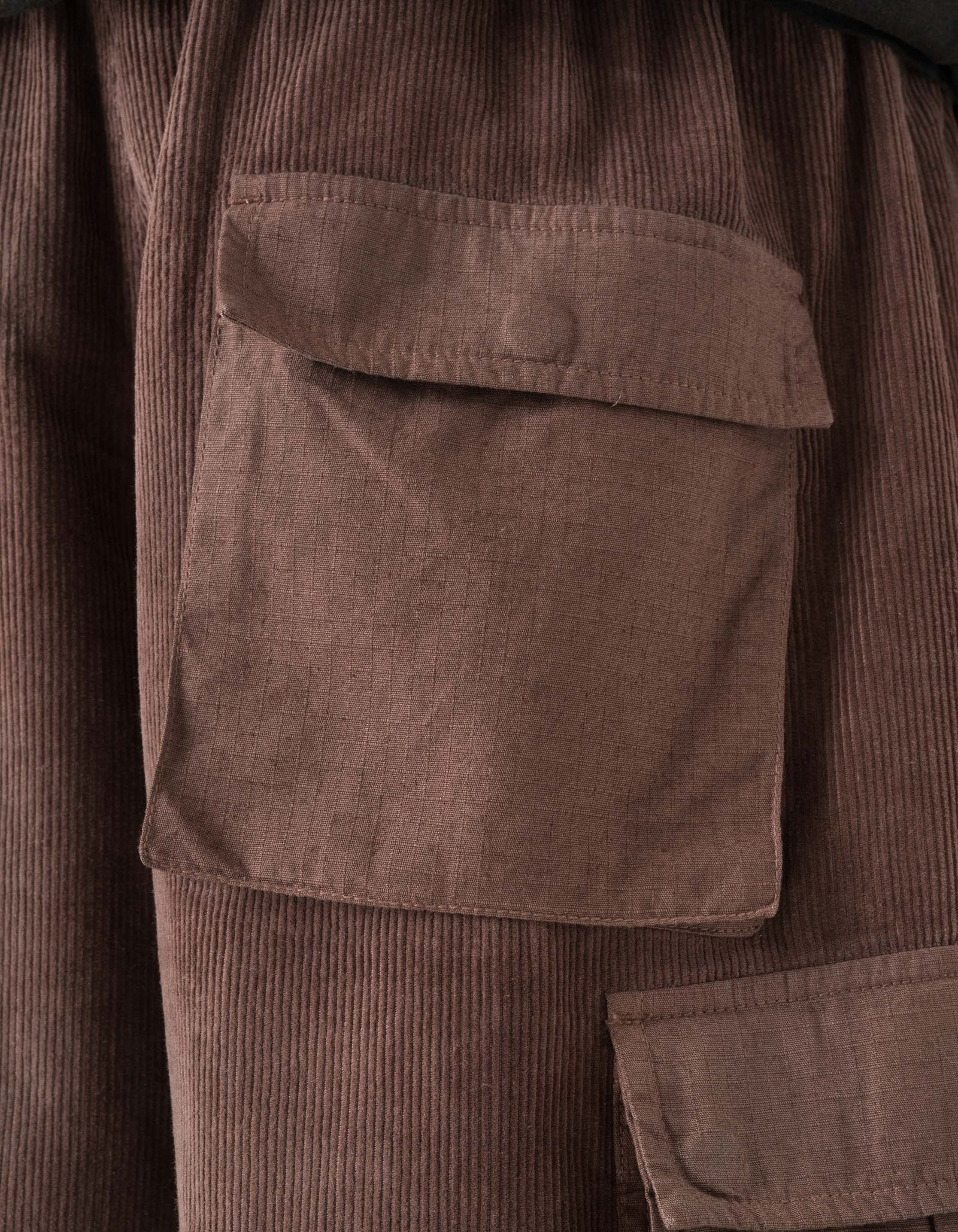 7695 Hemp Cord Utility Cargo Pants Earth Brown