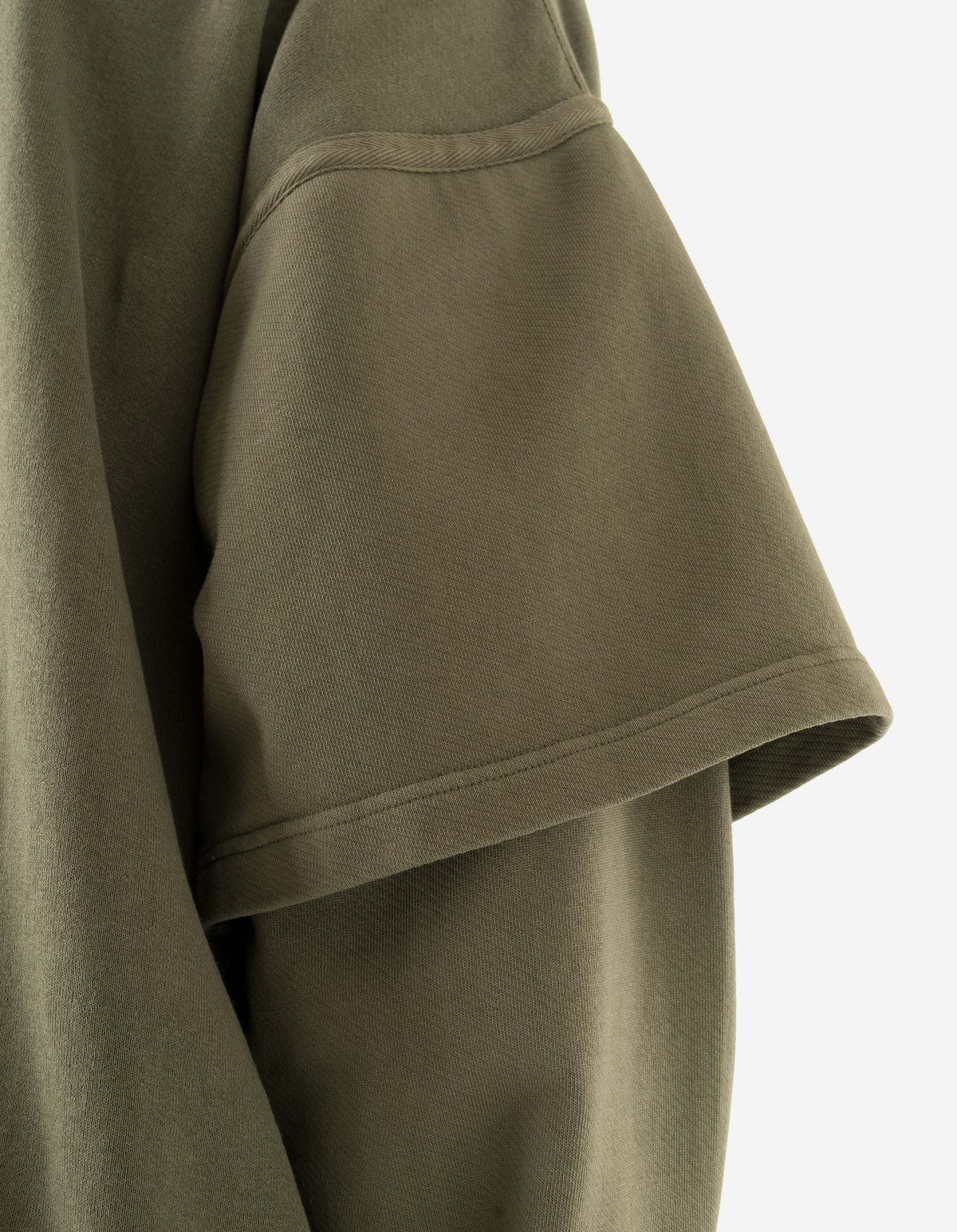 7697 Kimono Sleeve Hemp Hooded Sweat Olive OG-107F