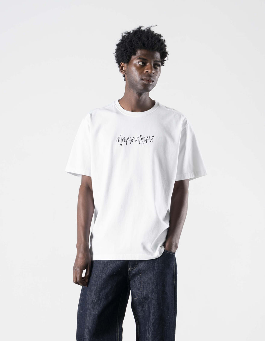 7805 Maha Calligraphy T-Shirt White