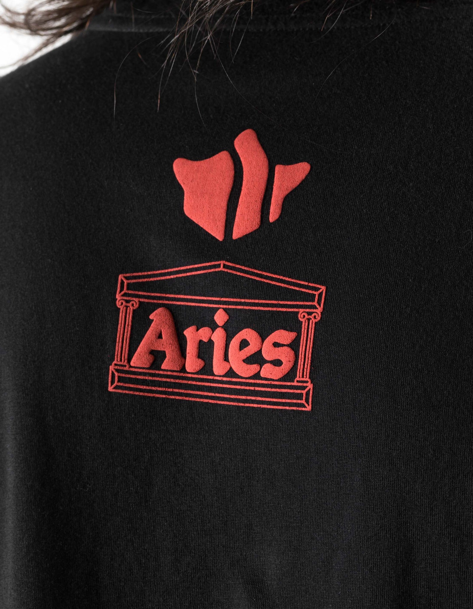 7745 Maha Aries Organic Zodiac T-Shirt Black