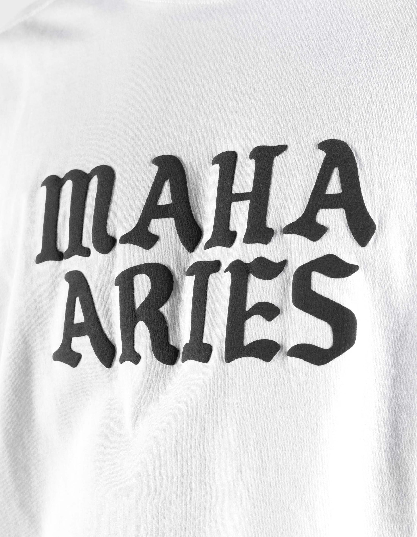 7745 Maha Aries Organic Zodiac T-Shirt White