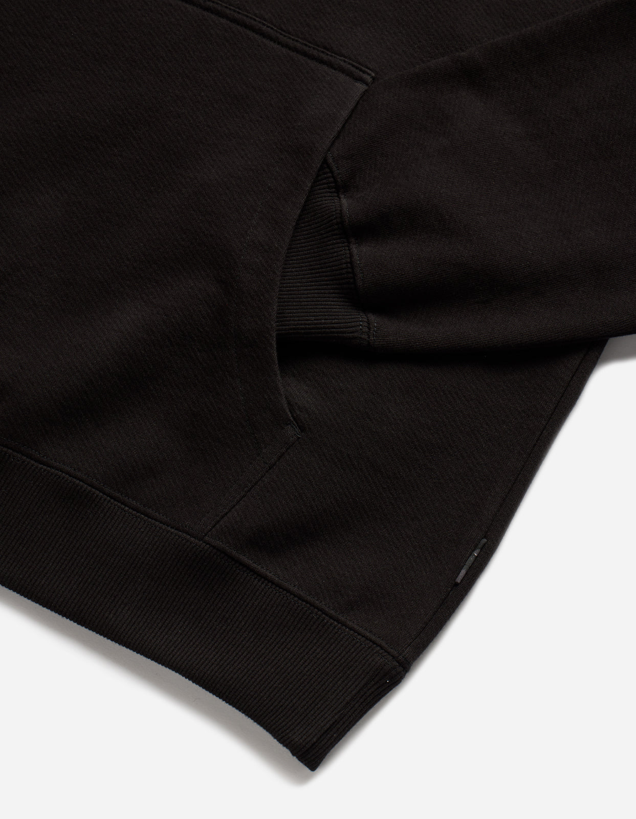4622 Maharishi Organic Hooded Sweat Black