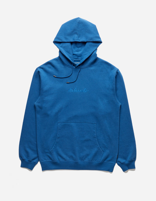 4622 Maharishi Organic Hooded Sweat Workwear Blue