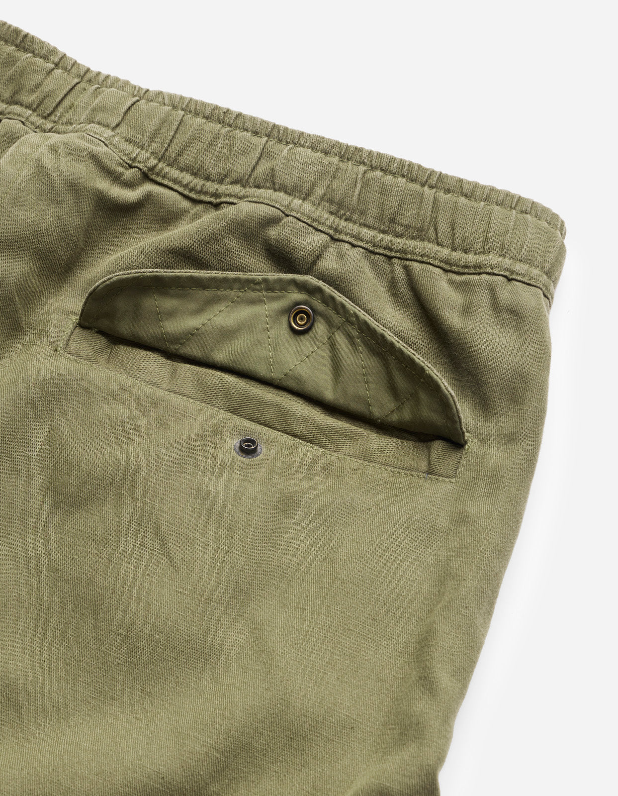 7398 WR Asym Cargo Hakama Pants Olive OG-107F