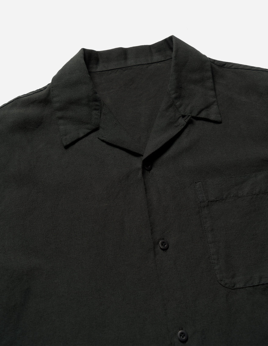 5211 Hemp Camp Collar Shirt Black