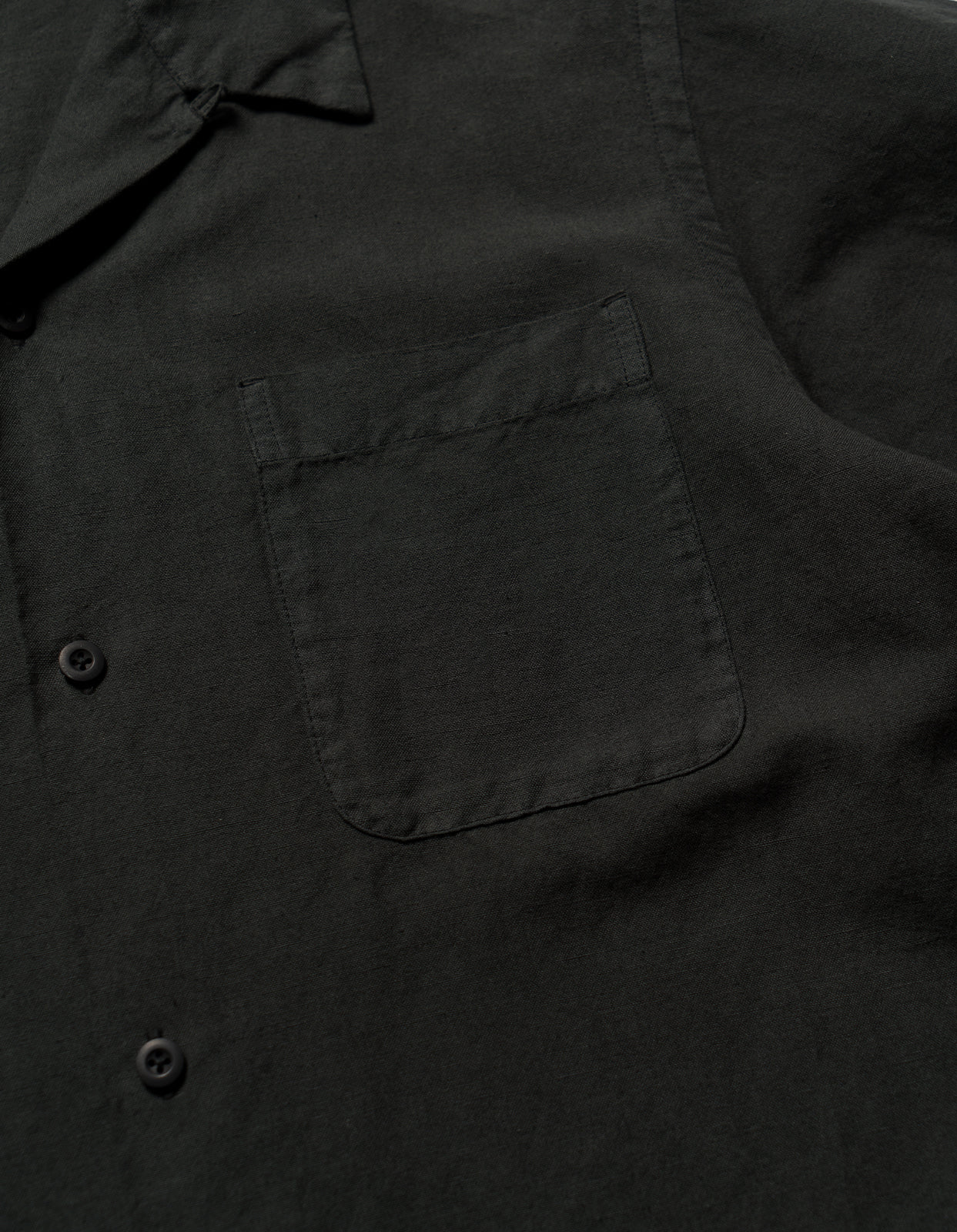 5211 Hemp Camp Collar Shirt Black