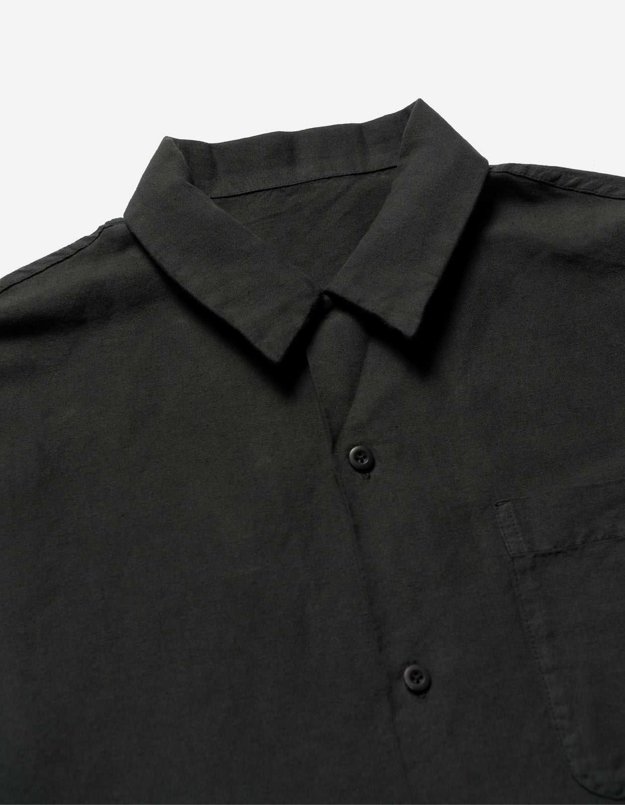 5211 Hemp Camp Collar Shirt Black