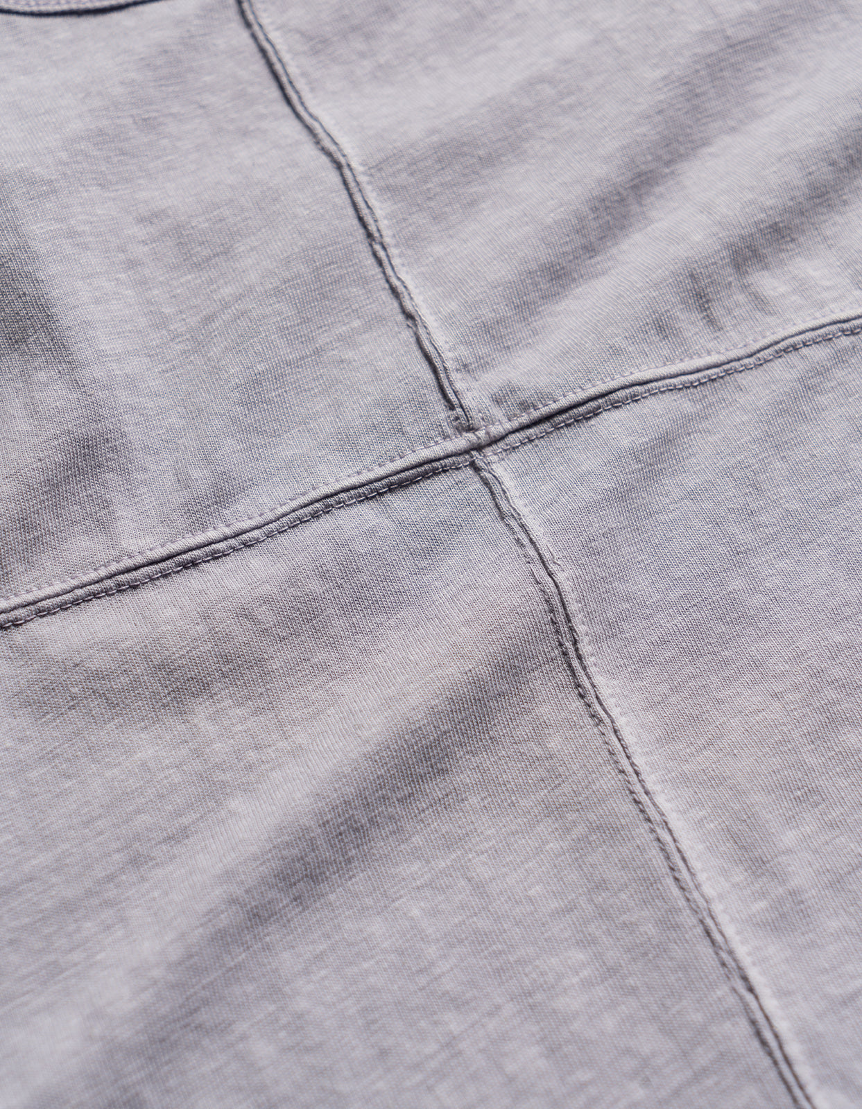5234 Hemp Cross Oversized T-Shirt Purple Ash