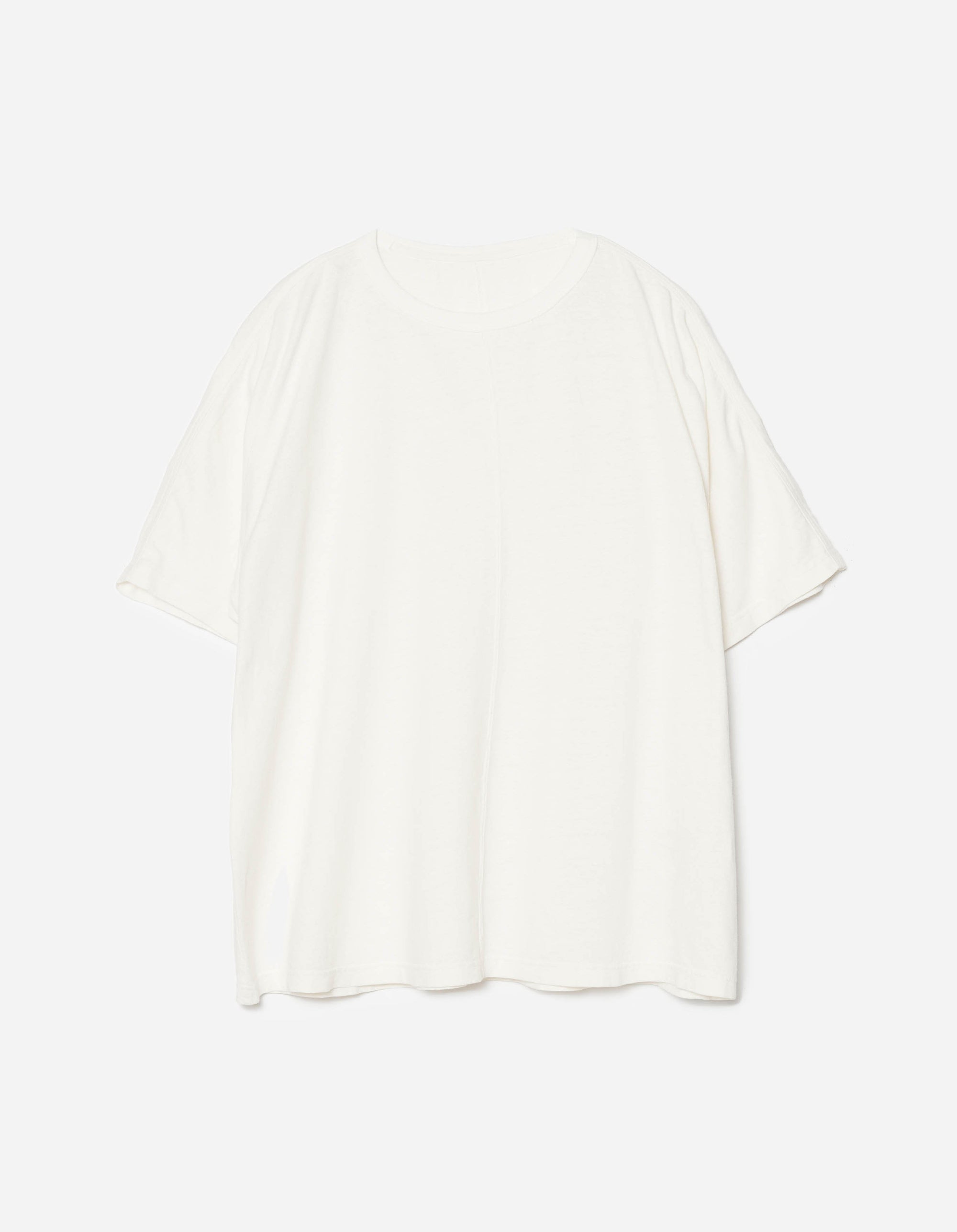 5234 Hemp Cross Loose S/S T-Shirt White