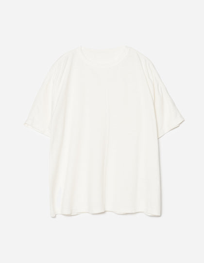 5234 Hemp Cross Oversized T-Shirt White