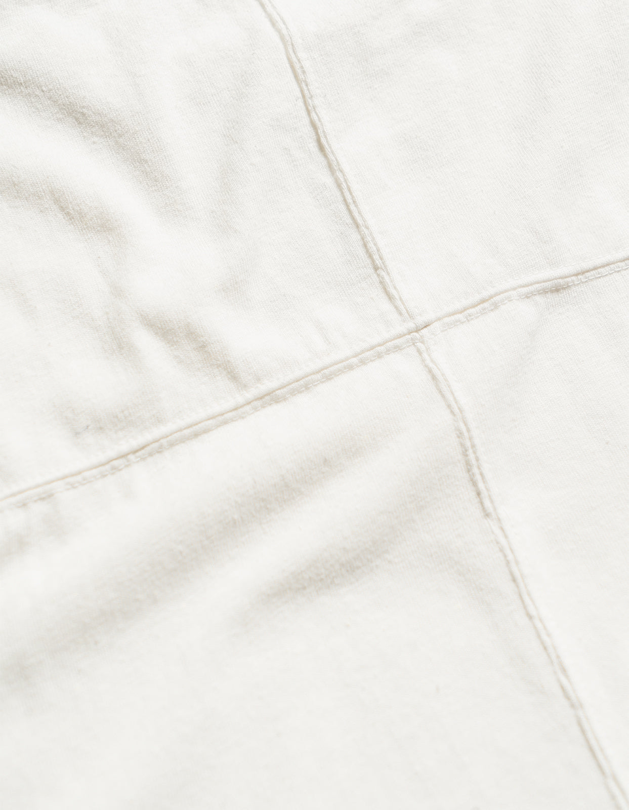 5234 Hemp Cross Oversized T-Shirt White