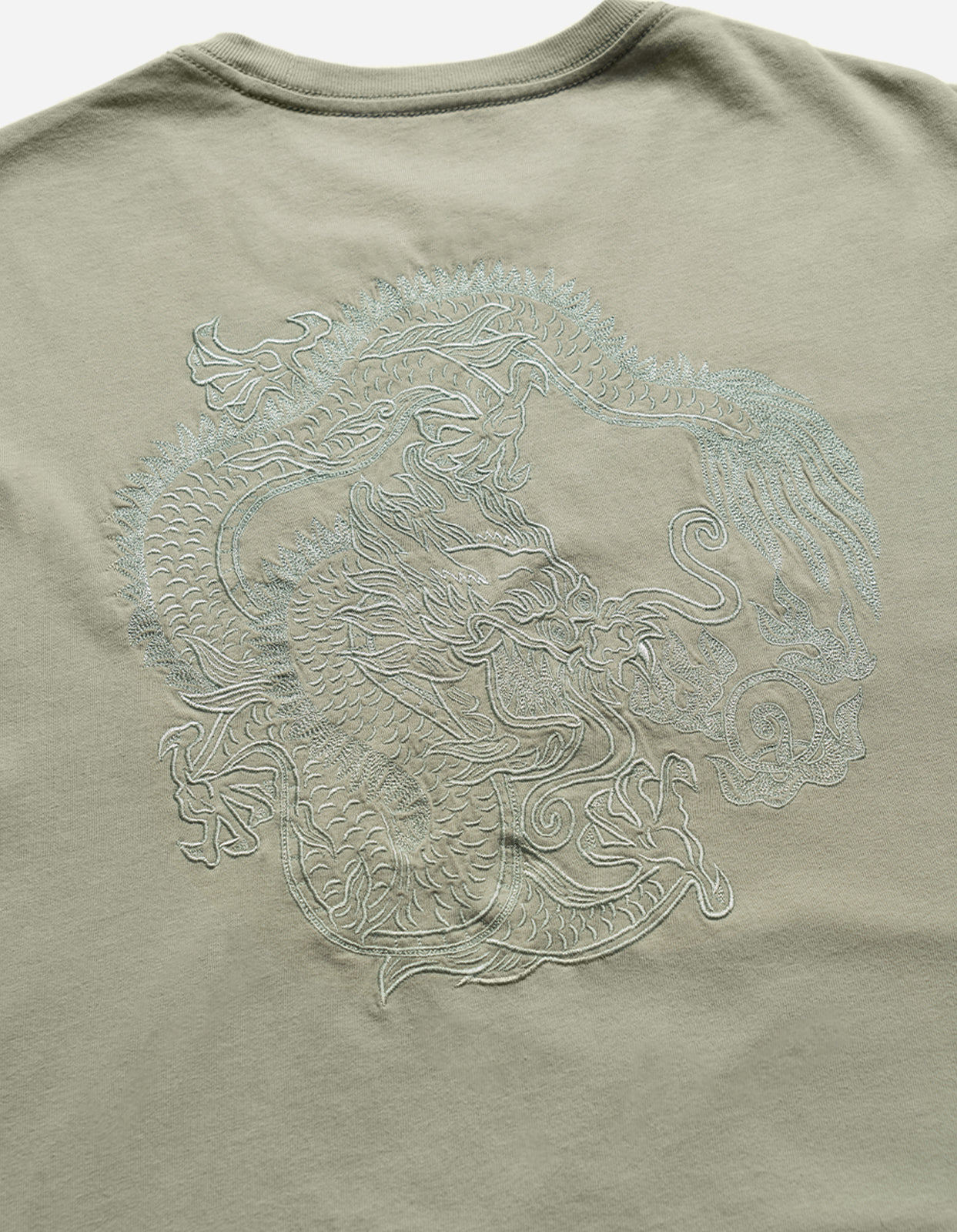 5243 Thar Dragon L/S T-Shirt Sage