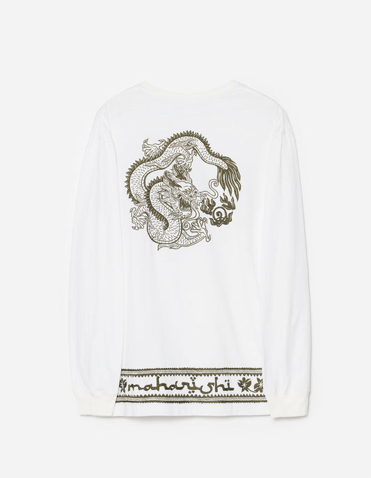 5243 Thar Dragon L/S T-Shirt White