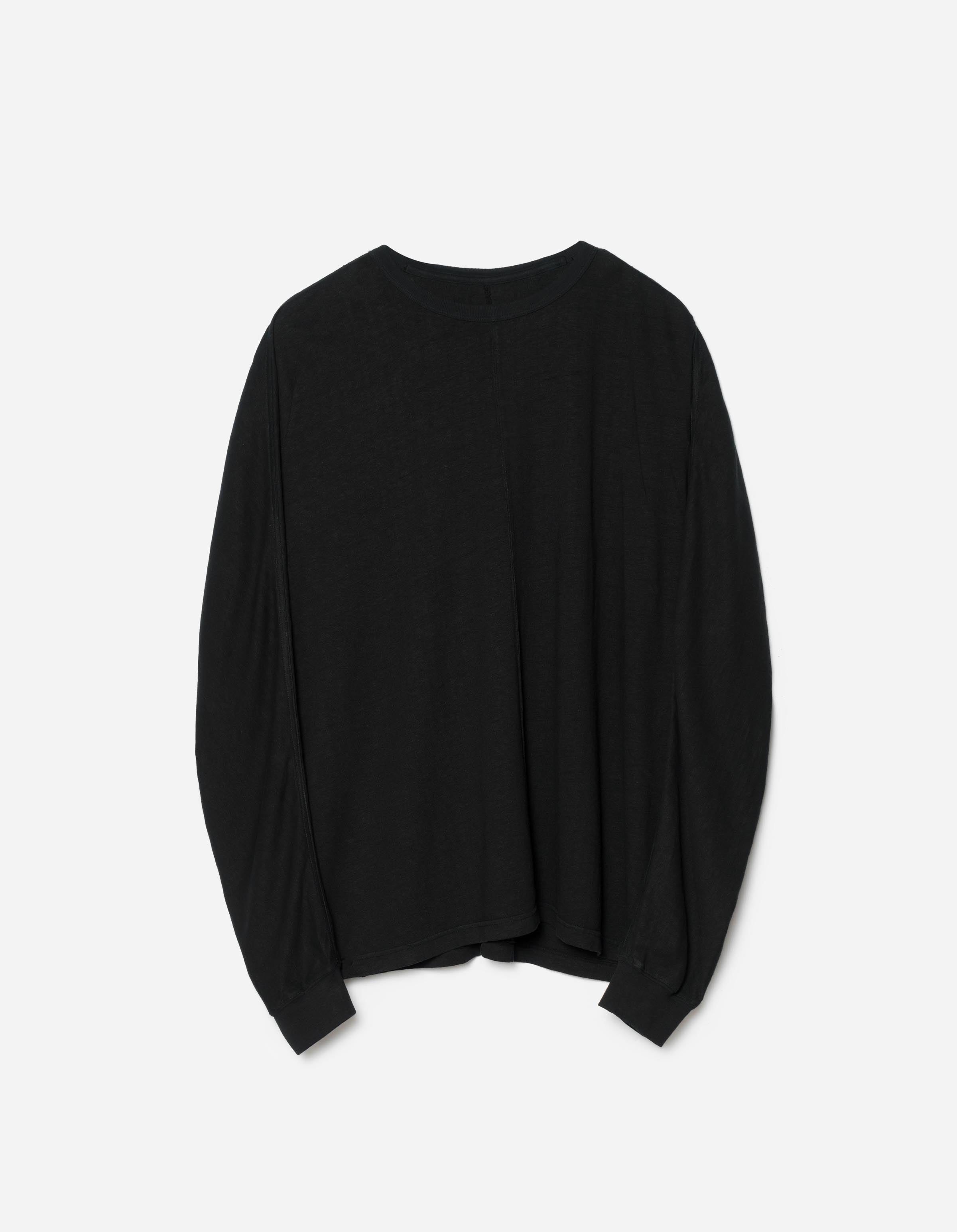 5245 Hemp Cross Oversized L/S T-Shirt Black – Maharishi