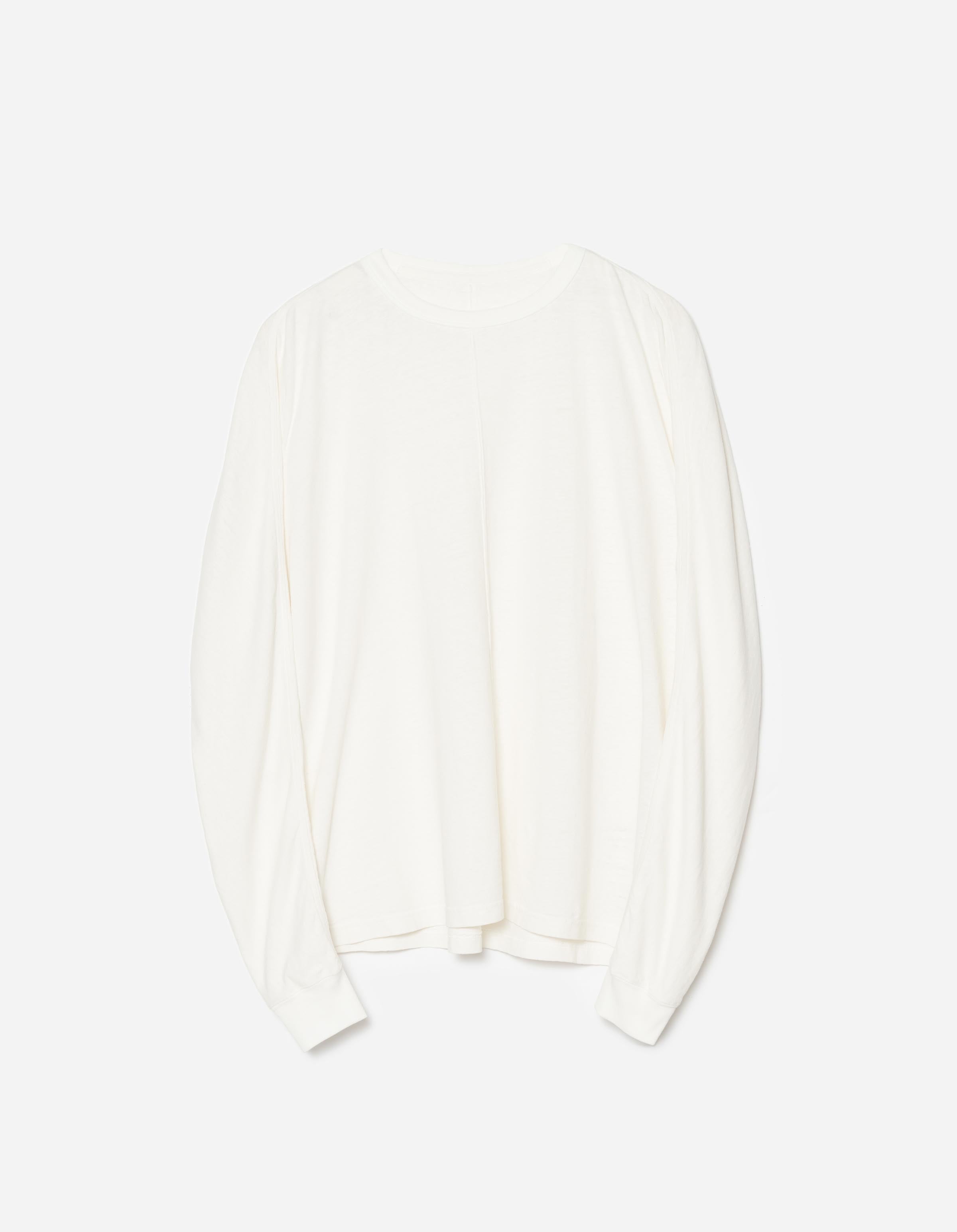 5245 Hemp Cross Oversized L/S T-Shirt White – Maharishi