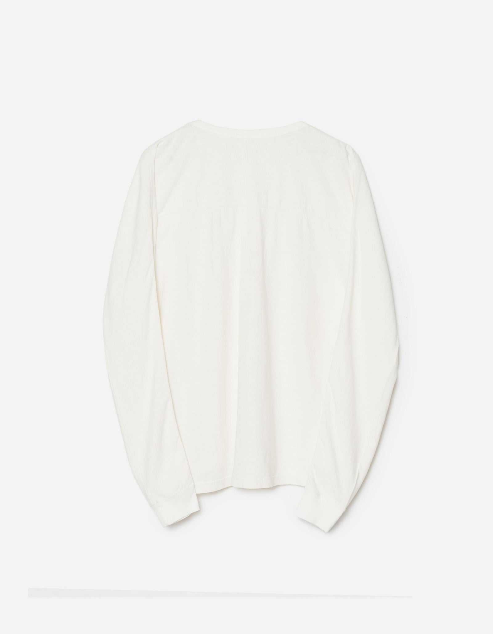 5245 Hemp Cross Oversized L/S T-Shirt White