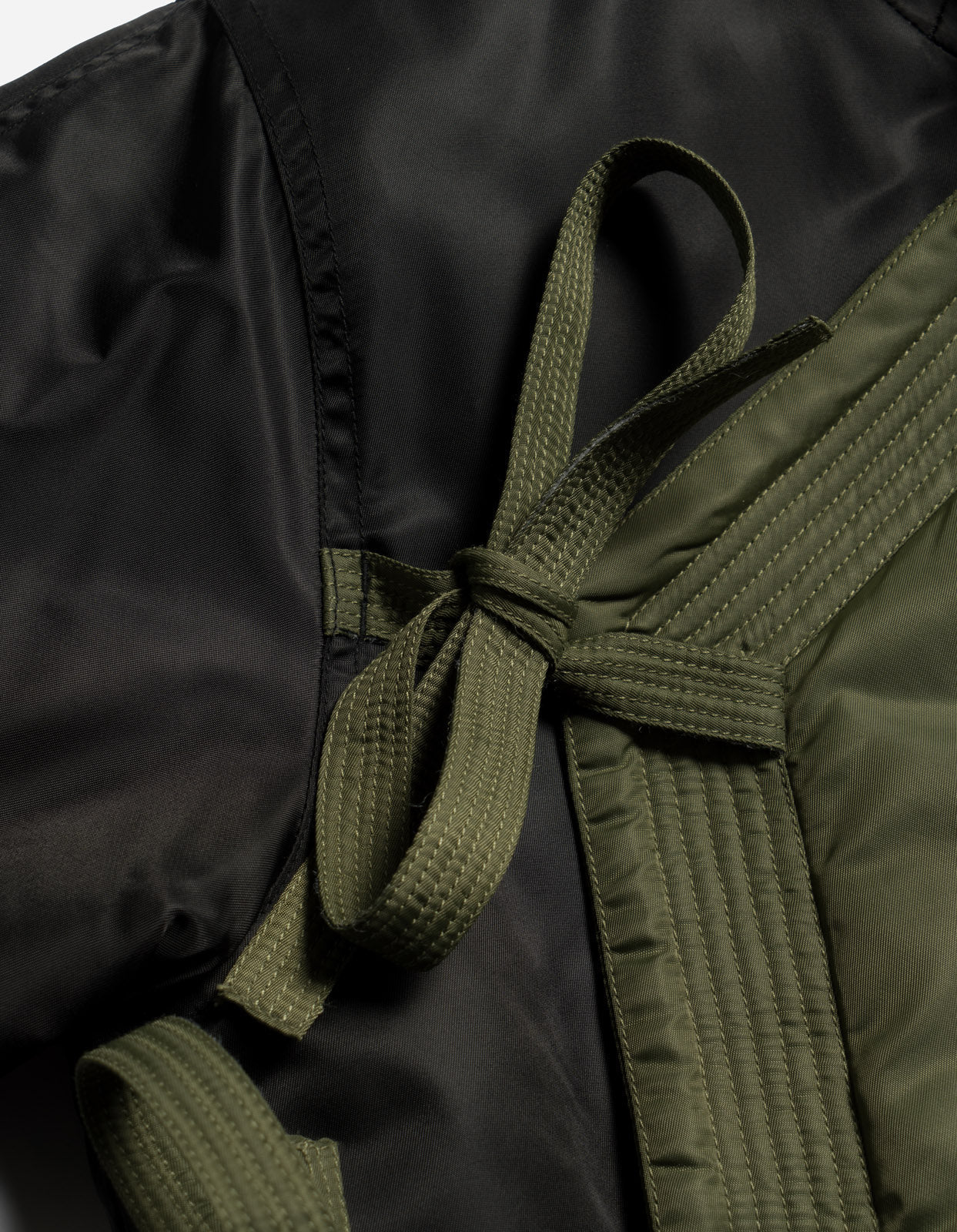 5274 Tibetan Padded Flight Jacket Black/Olive – Maharishi