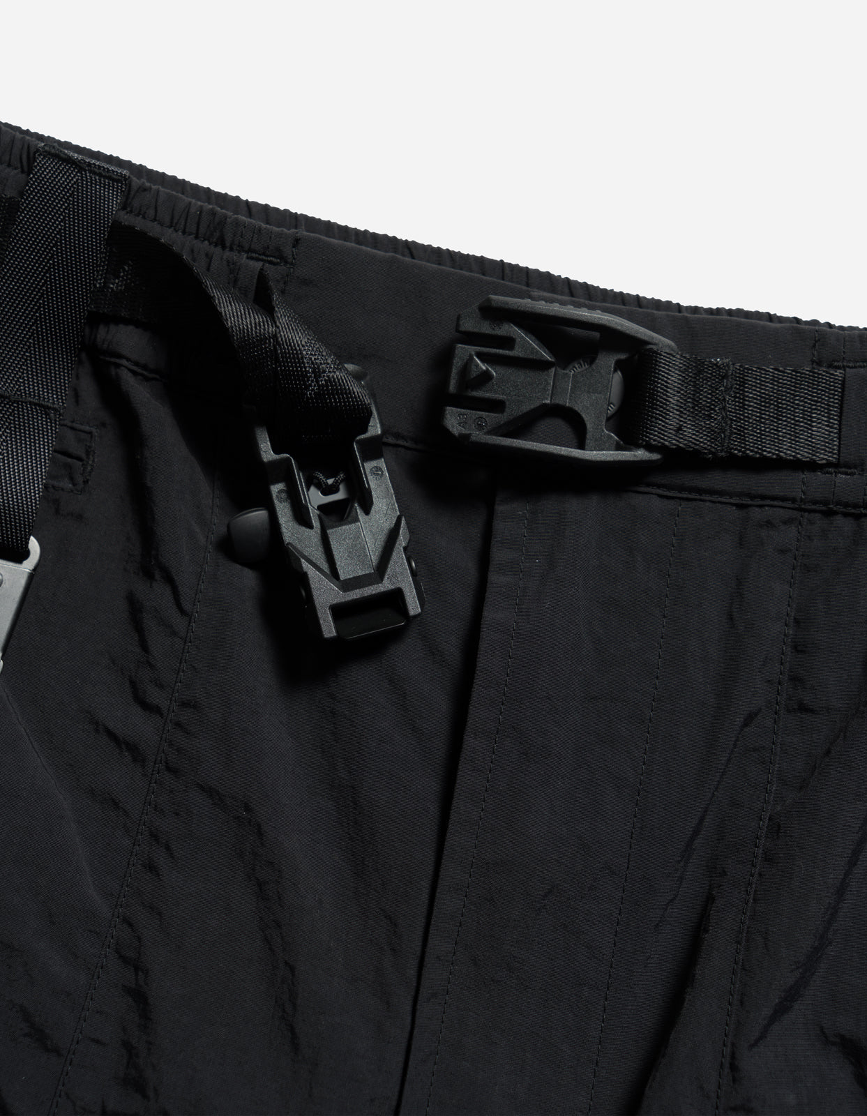 5282 Veg Dyed Asym Cargo Track Pants Black