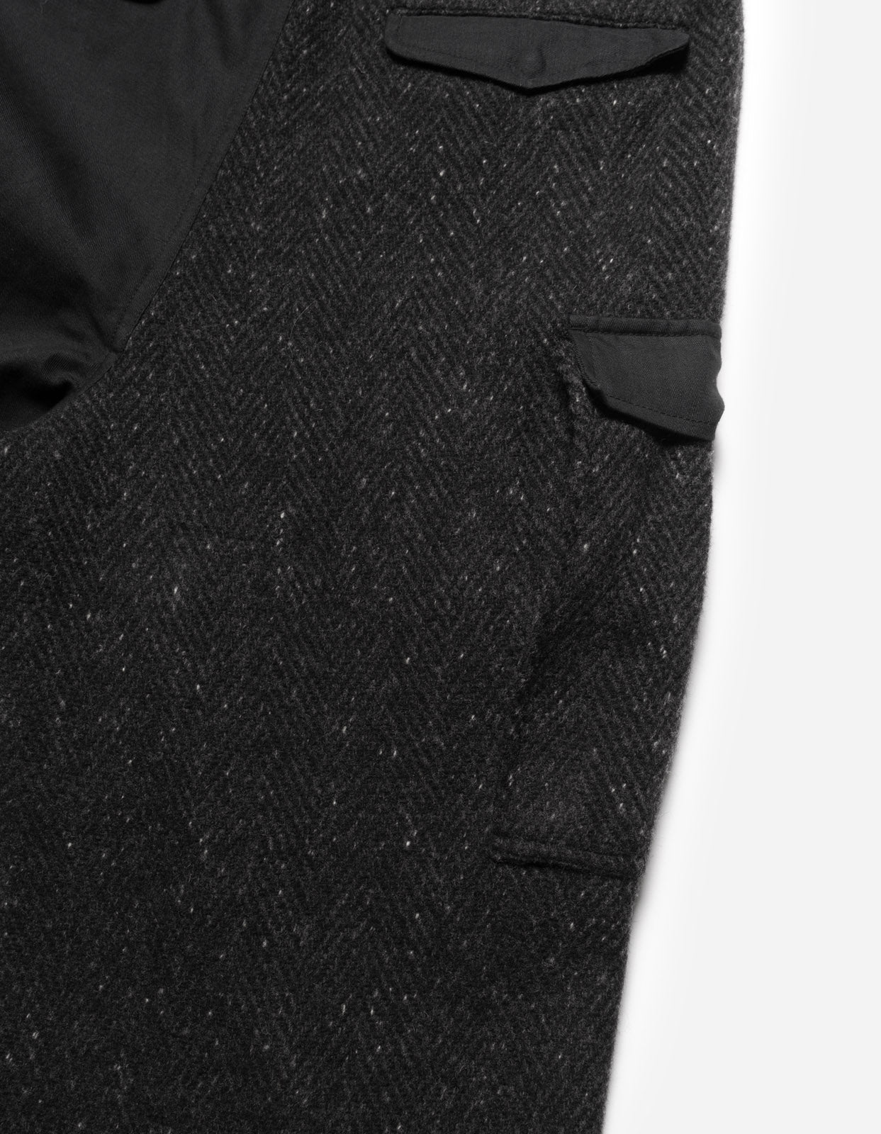 5335 Wool M65 Cargo Pants Black