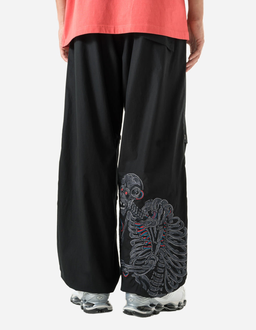 5342 Cyber Skeleton Loose Snopants Black