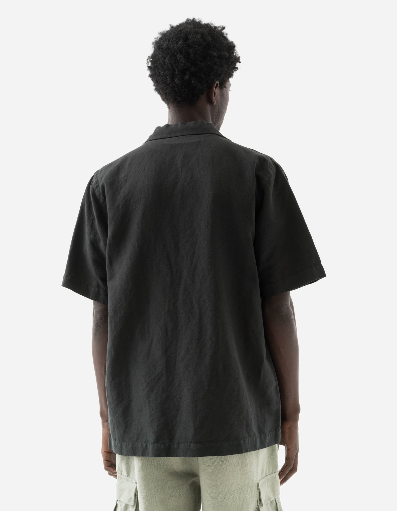 5211 Hemp Camp Collar Shirt Black