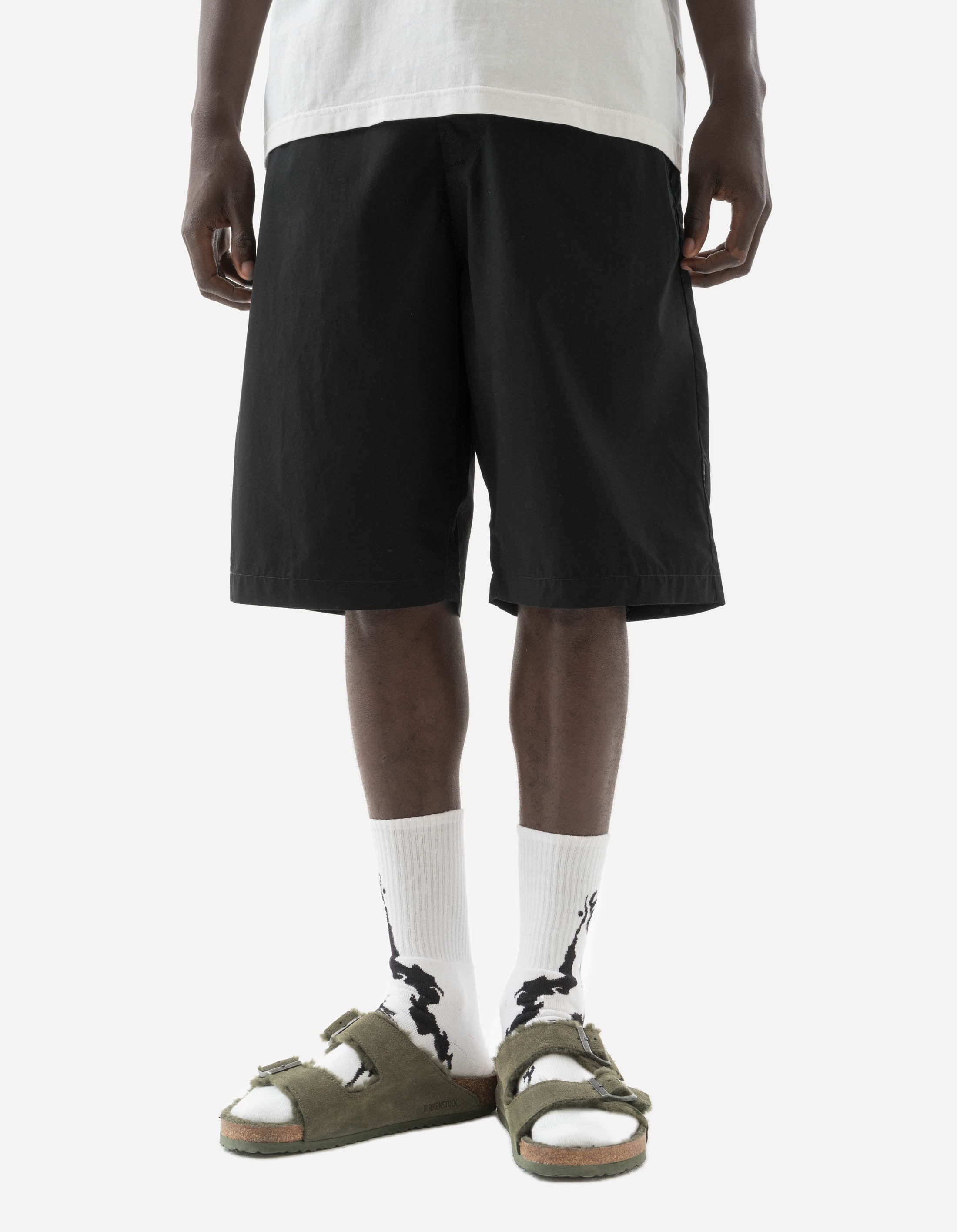 6056 Asym Hakama Shorts Olive OG-107F – Maharishi