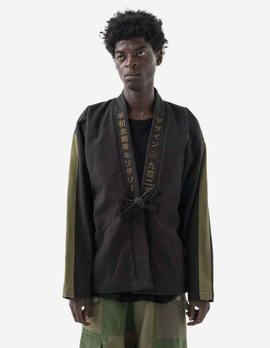 5325 Maharishi Peace Mountain Kimono Black