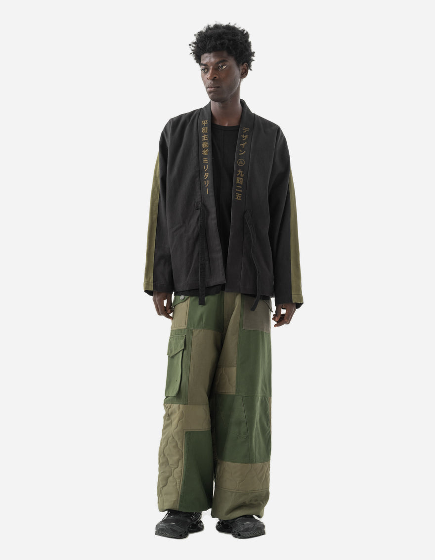 5325 Maharishi Peace Mountain Kimono Black
