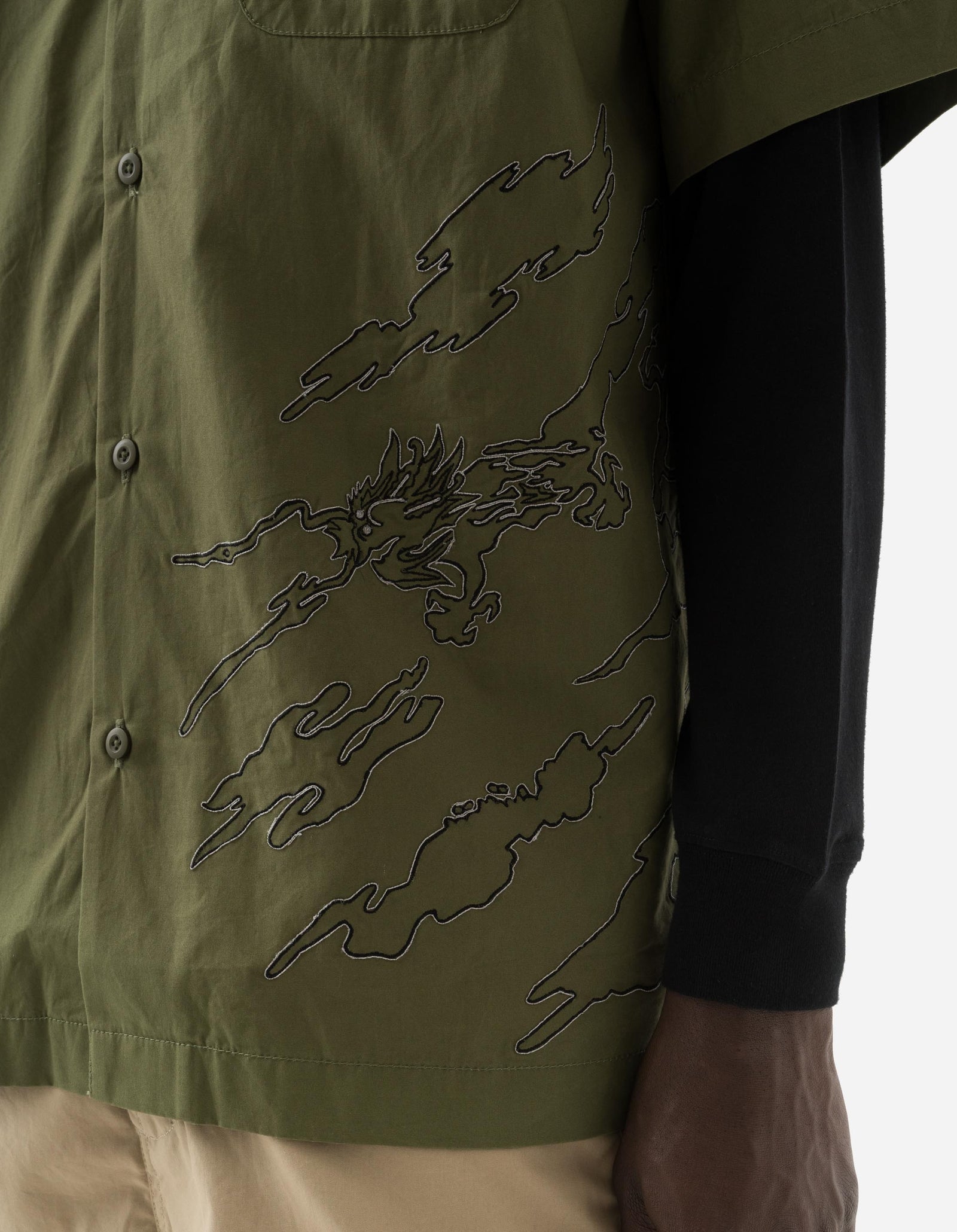 5336 DPM: Bonsai Sparse Shirt Olive OG-107F