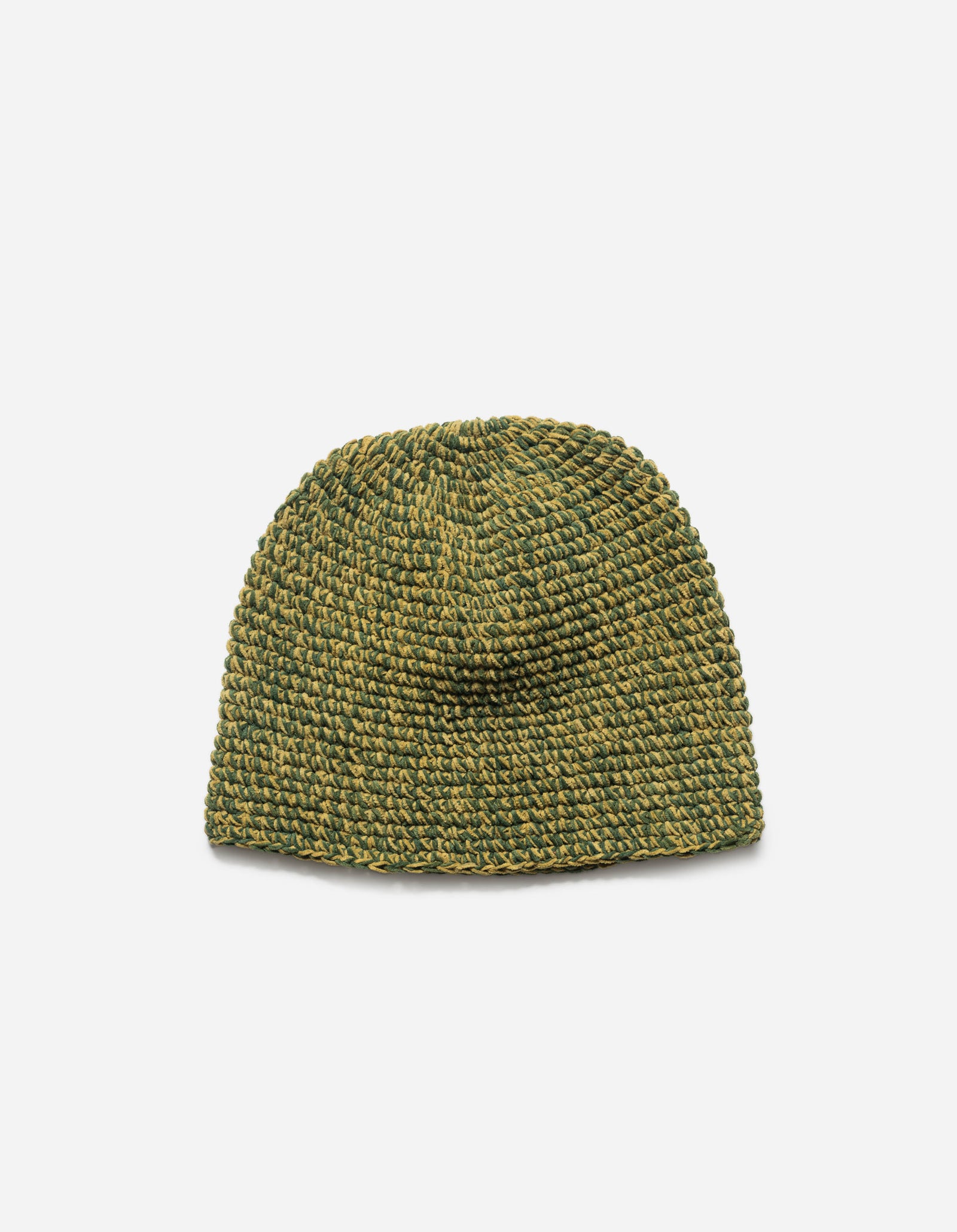 7292 Maharishi Crochet Beanie Indigo Green/Olive