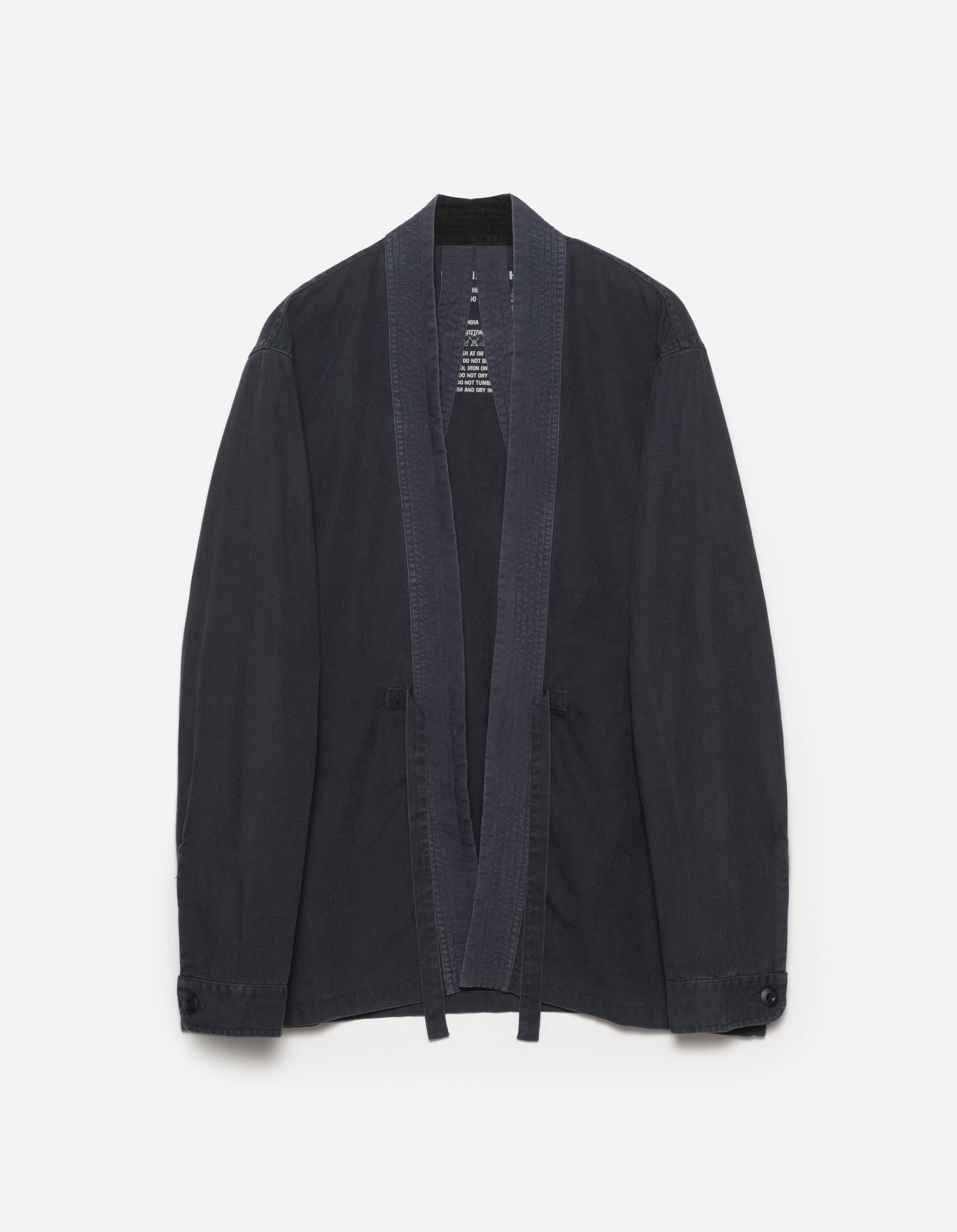 4605 Hemp Hanten Shirt Navy – Maharishi