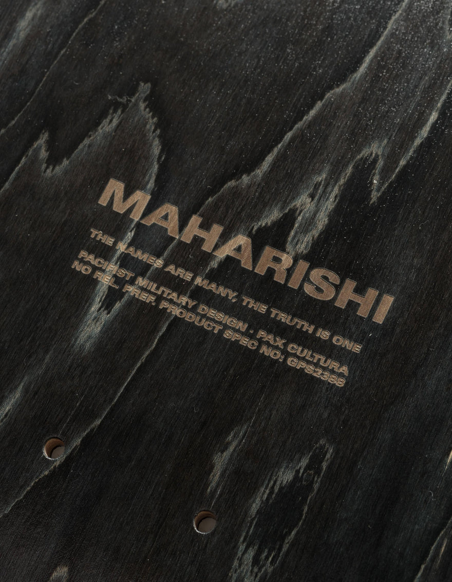 1588 Sashiko Crane Skate Deck Multi