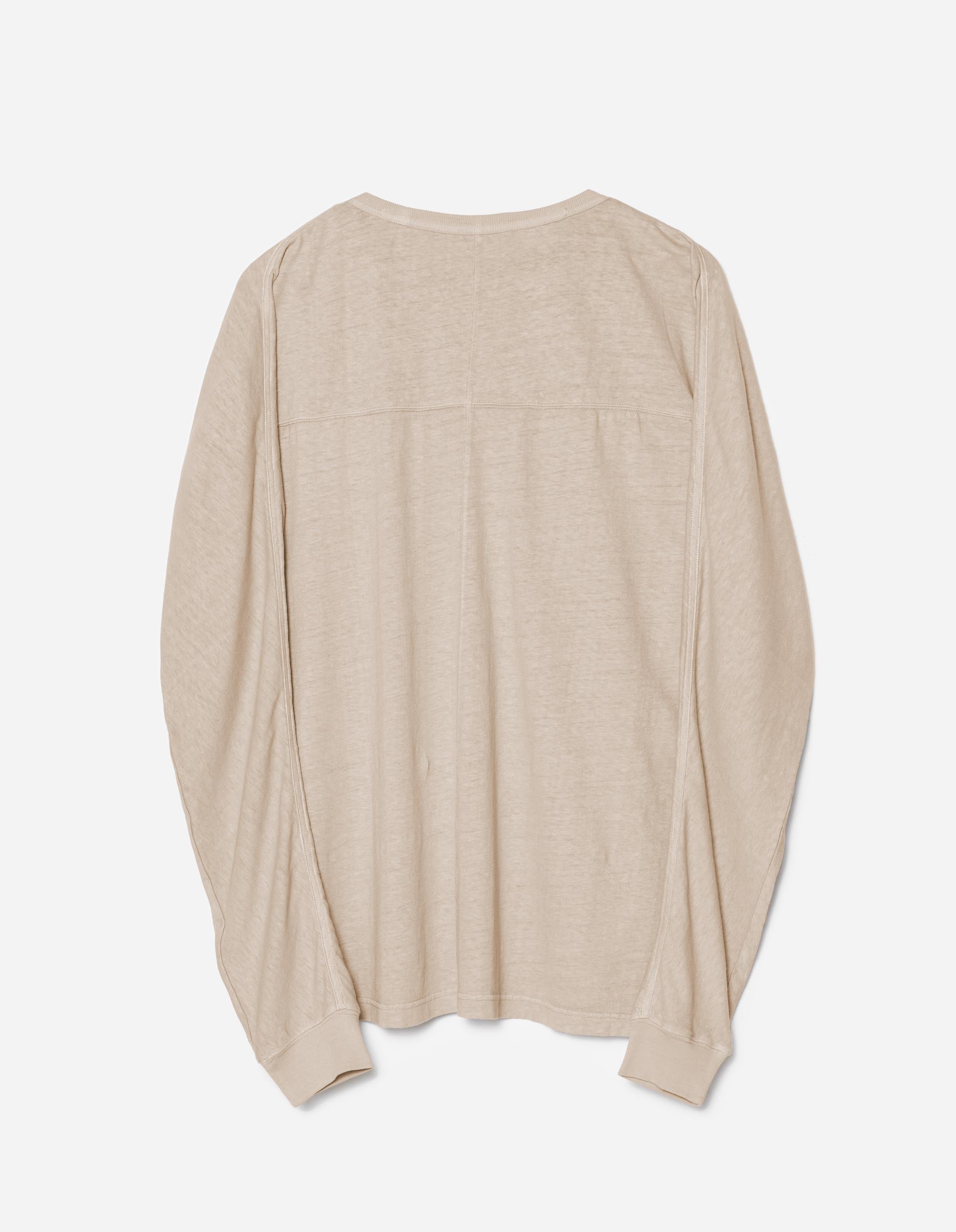 5245 Hemp Cross Loose L/S T-Shirt Taupe – Maharishi