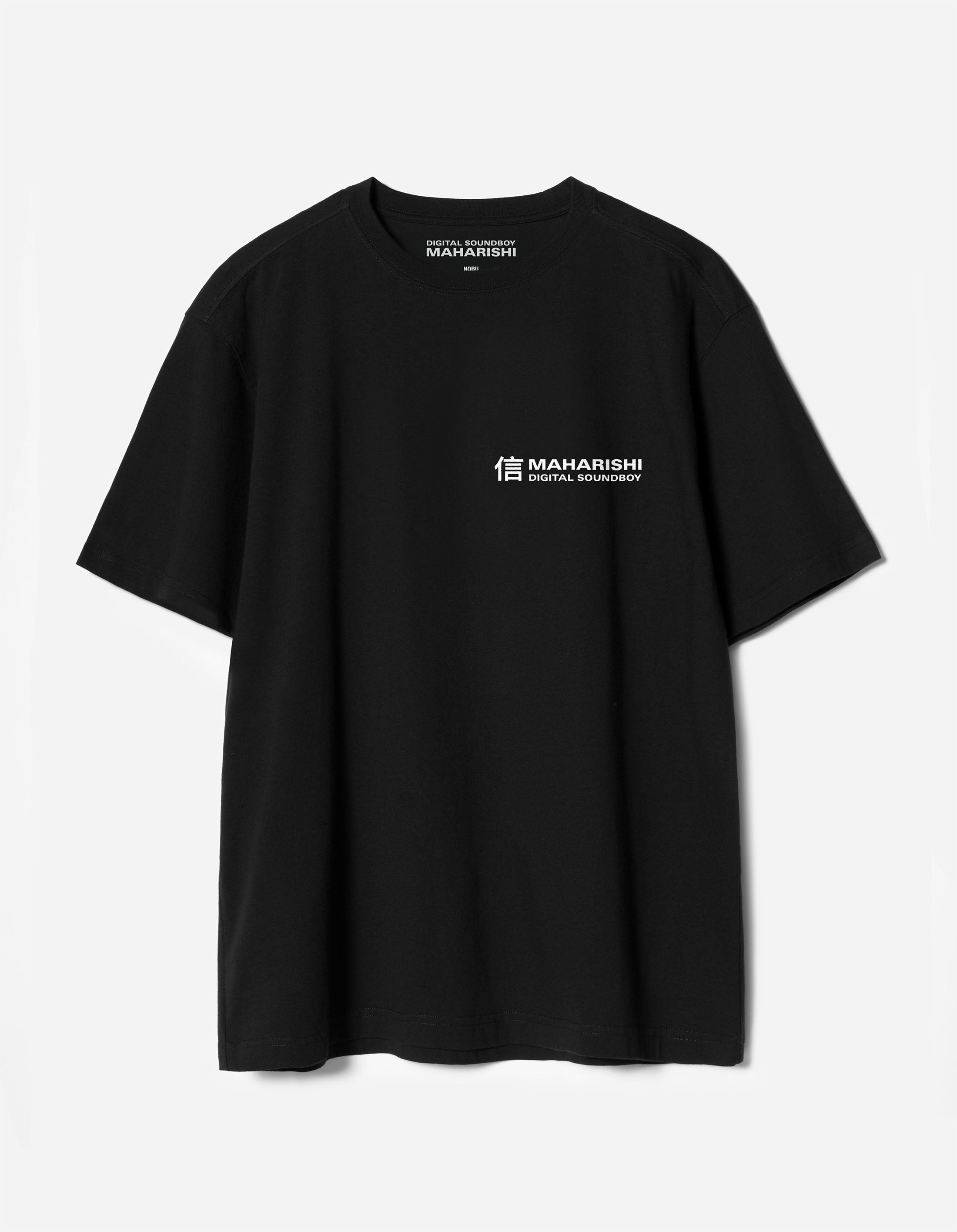 Maharishi ブラック ロンT 店舗限定：muta Salone］ロングスリーブTシャツ (アンカー