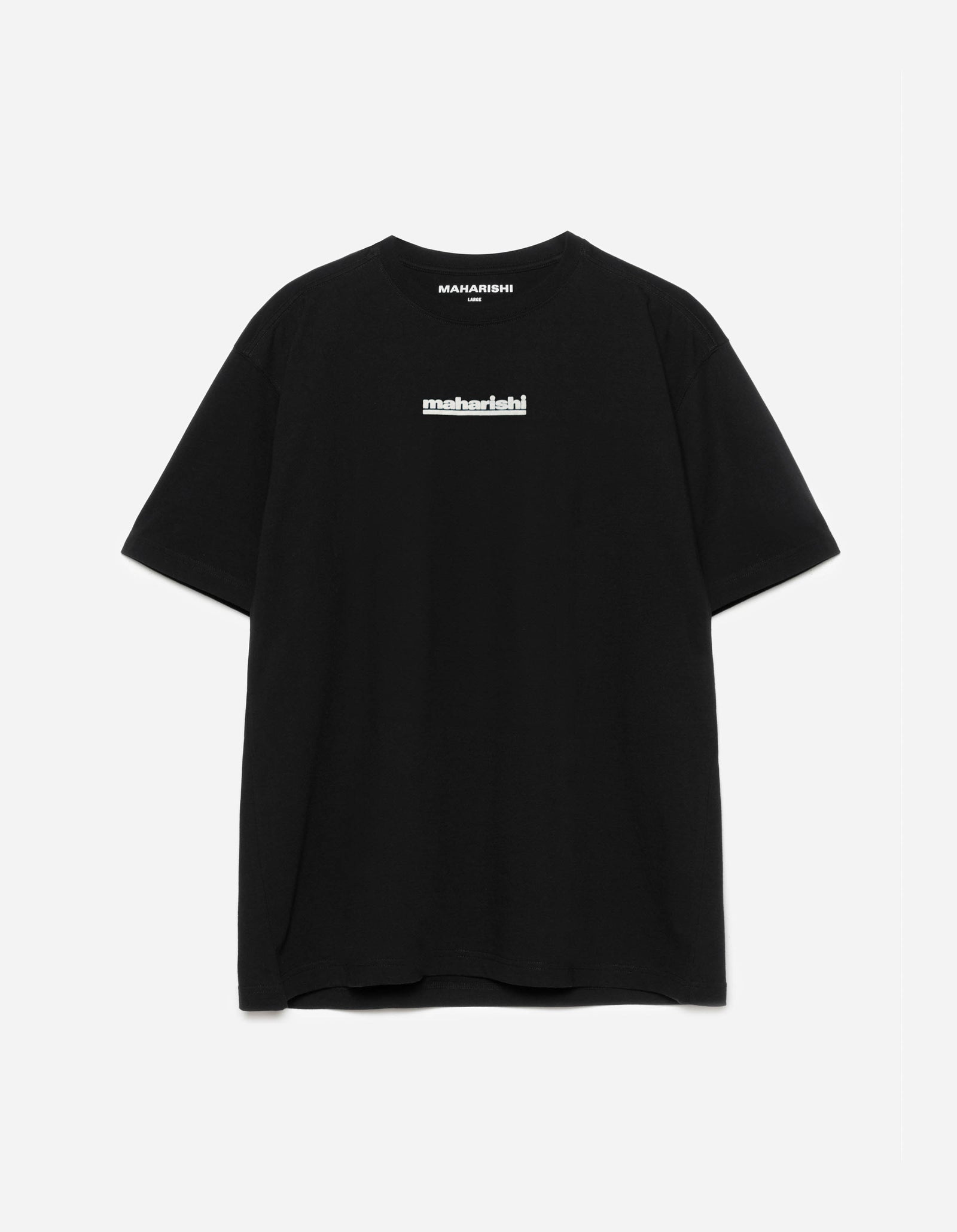 1582 Maha-Paizhi Sashiko S/S T-Shirt Black