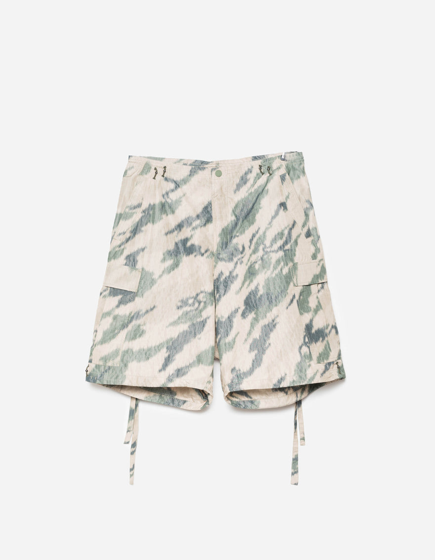 6066 Bonsai Camo Oversized Snoshorts Woodland