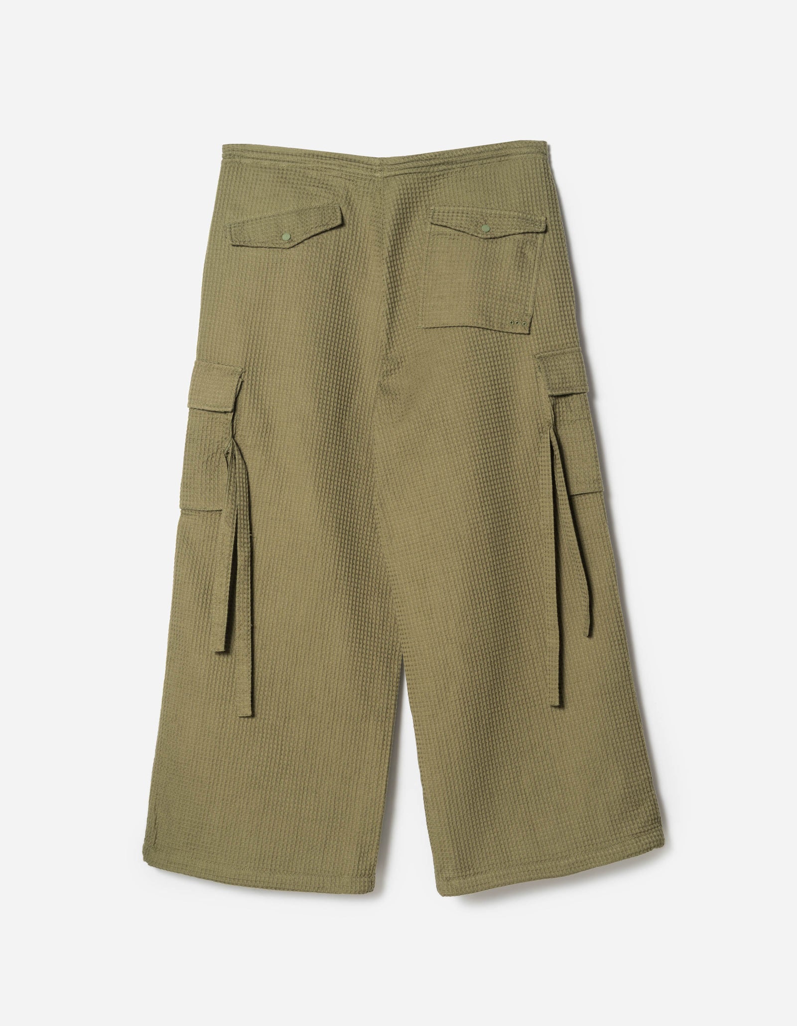 6203 Waffle Hakama Pants Olive