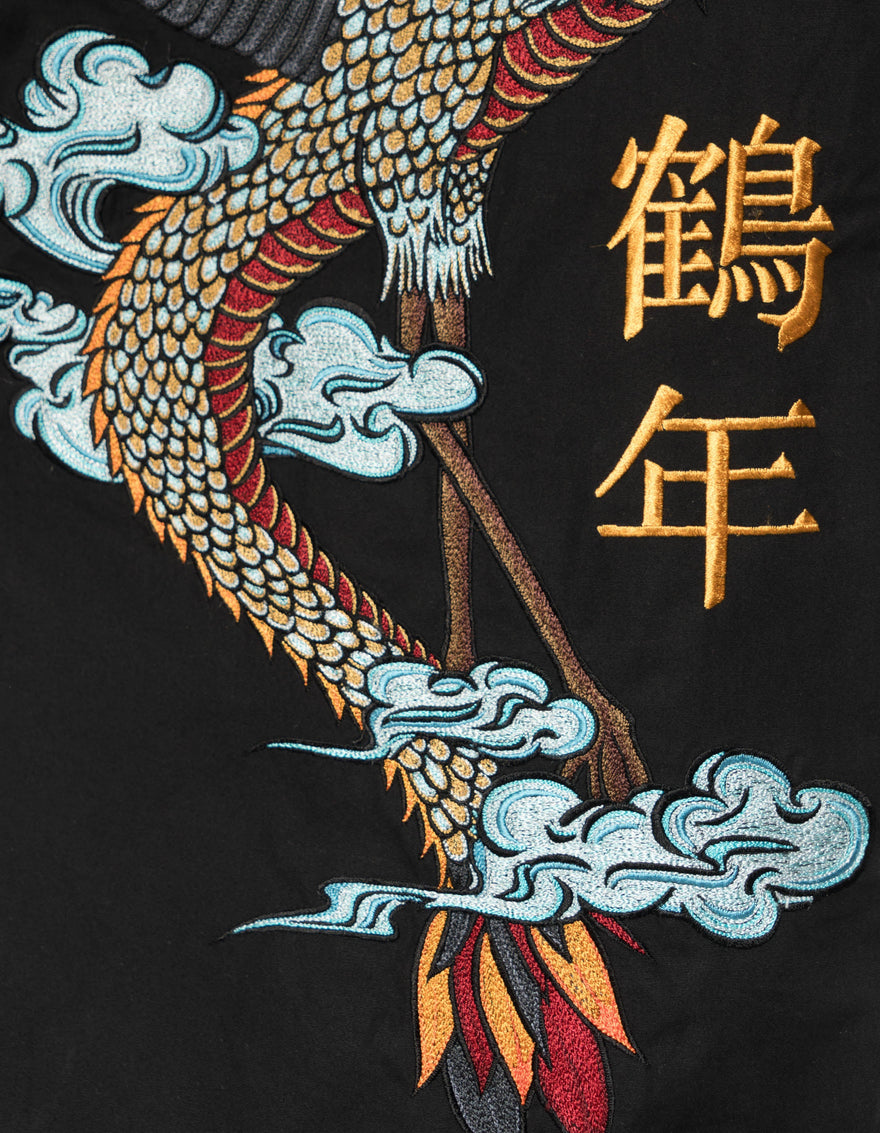 6205 Dragon Crane Loose Snopants® Black