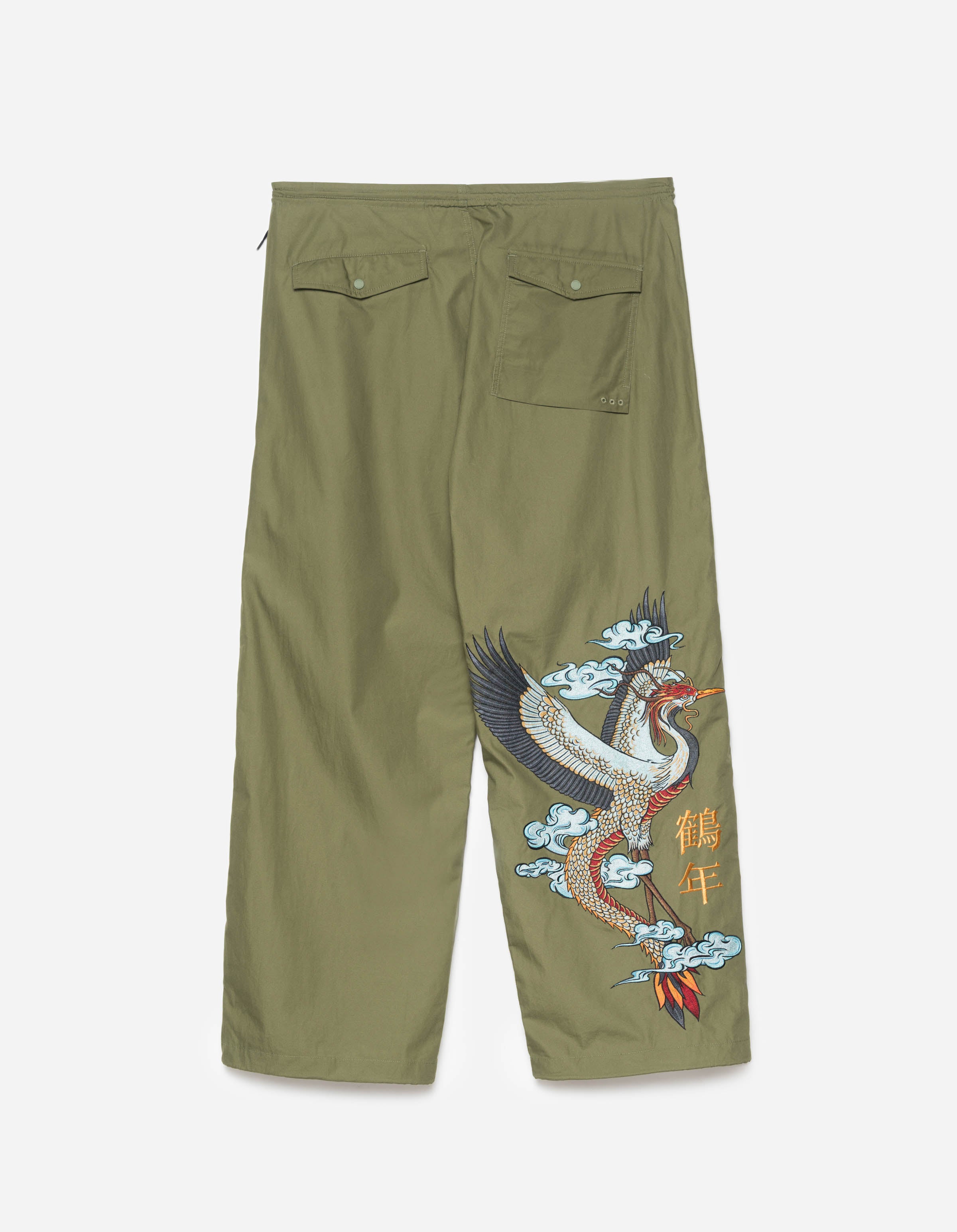 パンツ Maharishi Blue Dragon Trousers Maharishi Dragon-print Straight Trousers in Blue for Men | Lyst UK